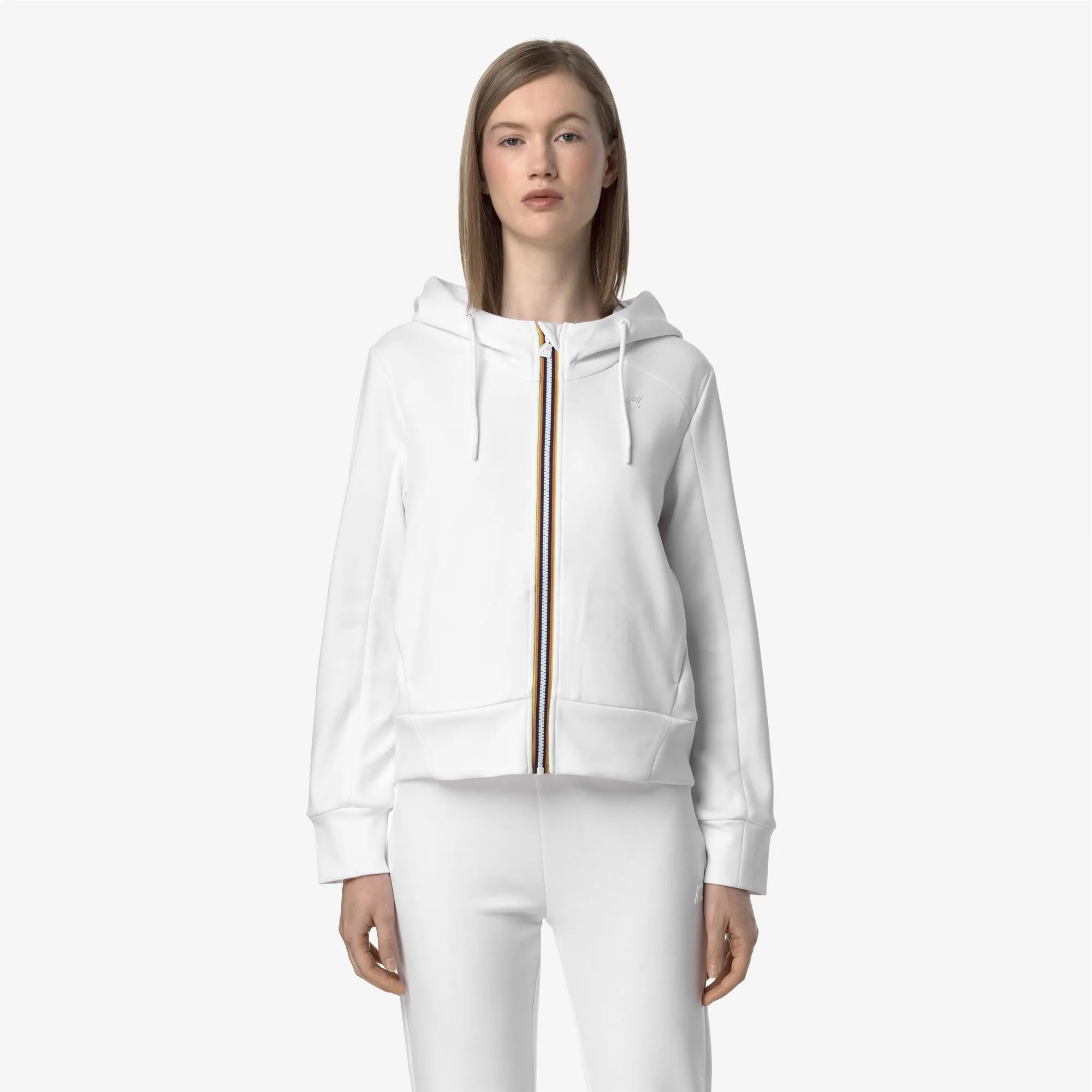 DIVINE LIGHT SPACER - Fleece - Jacket - Woman - White sold by K-Way product image thumbnail 3