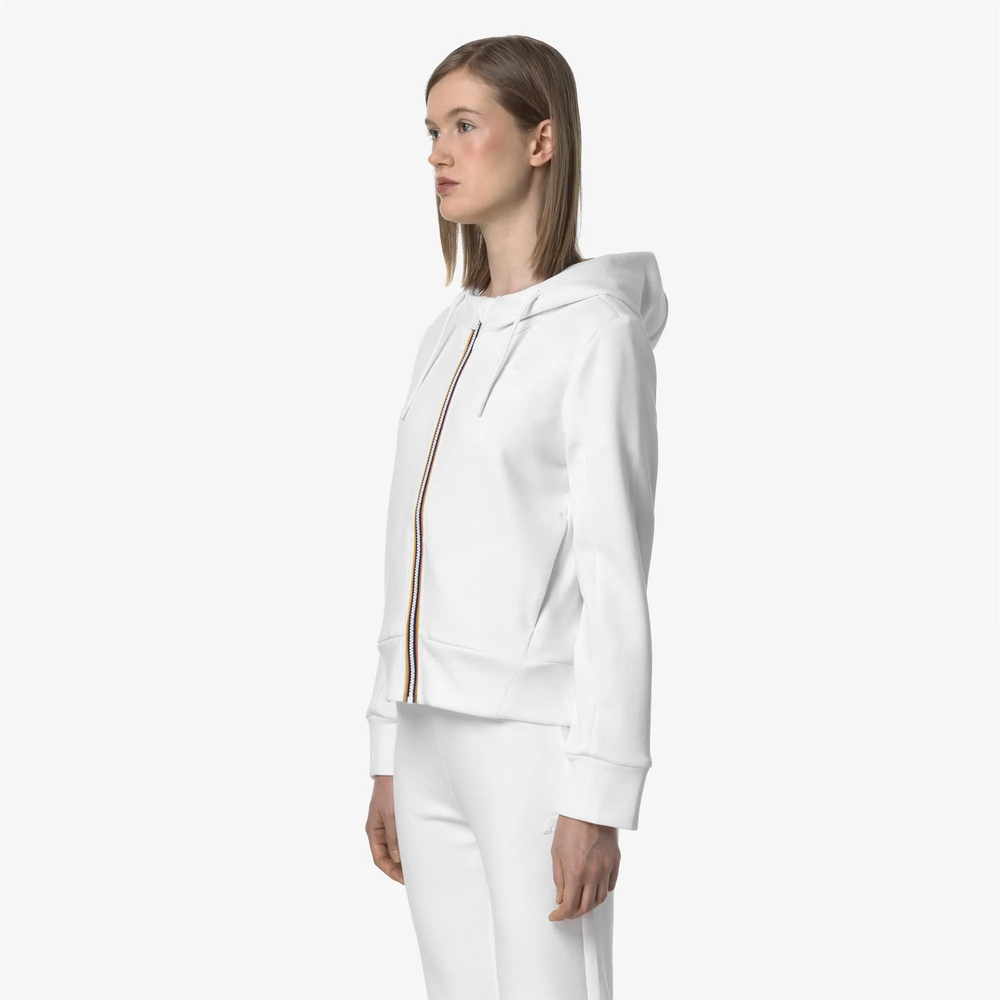 DIVINE LIGHT SPACER - Fleece - Jacket - Woman - White sold by K-Way product image thumbnail 4