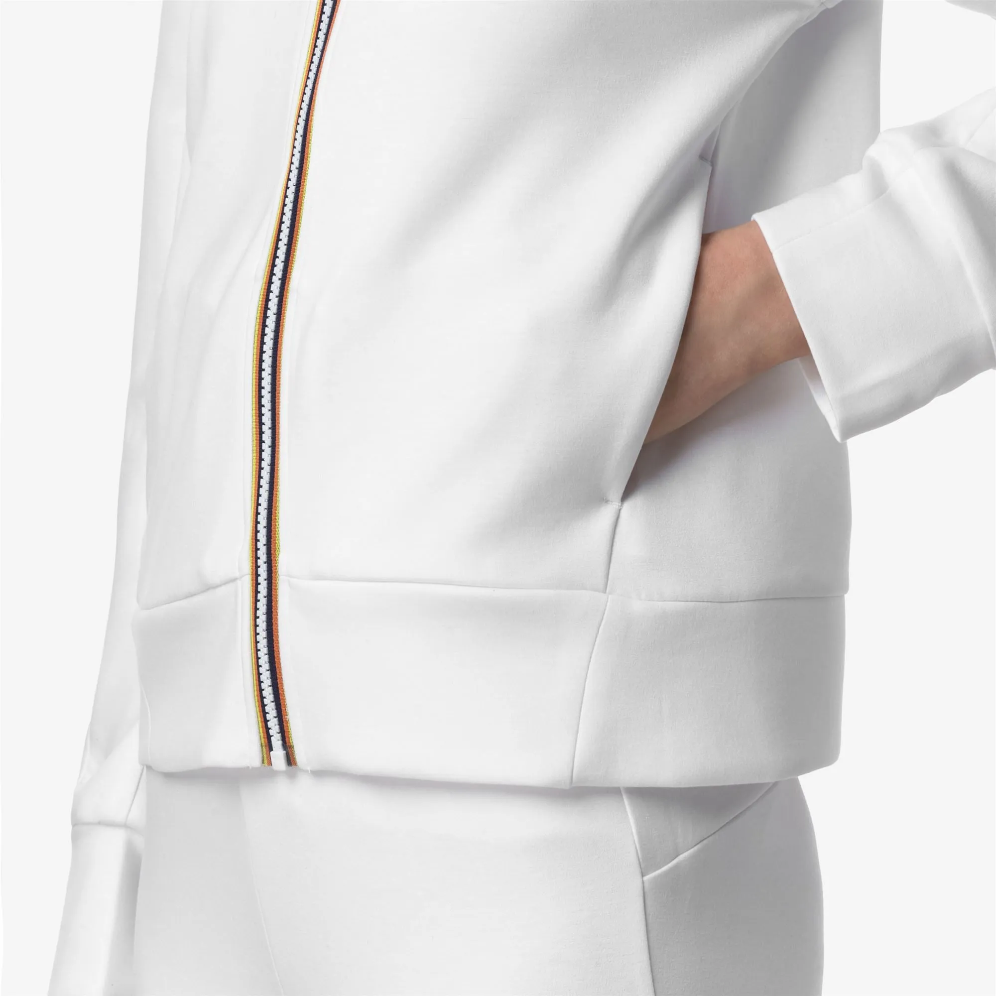 DIVINE LIGHT SPACER - Fleece - Jacket - Woman - White sold by K-Way product image thumbnail 2