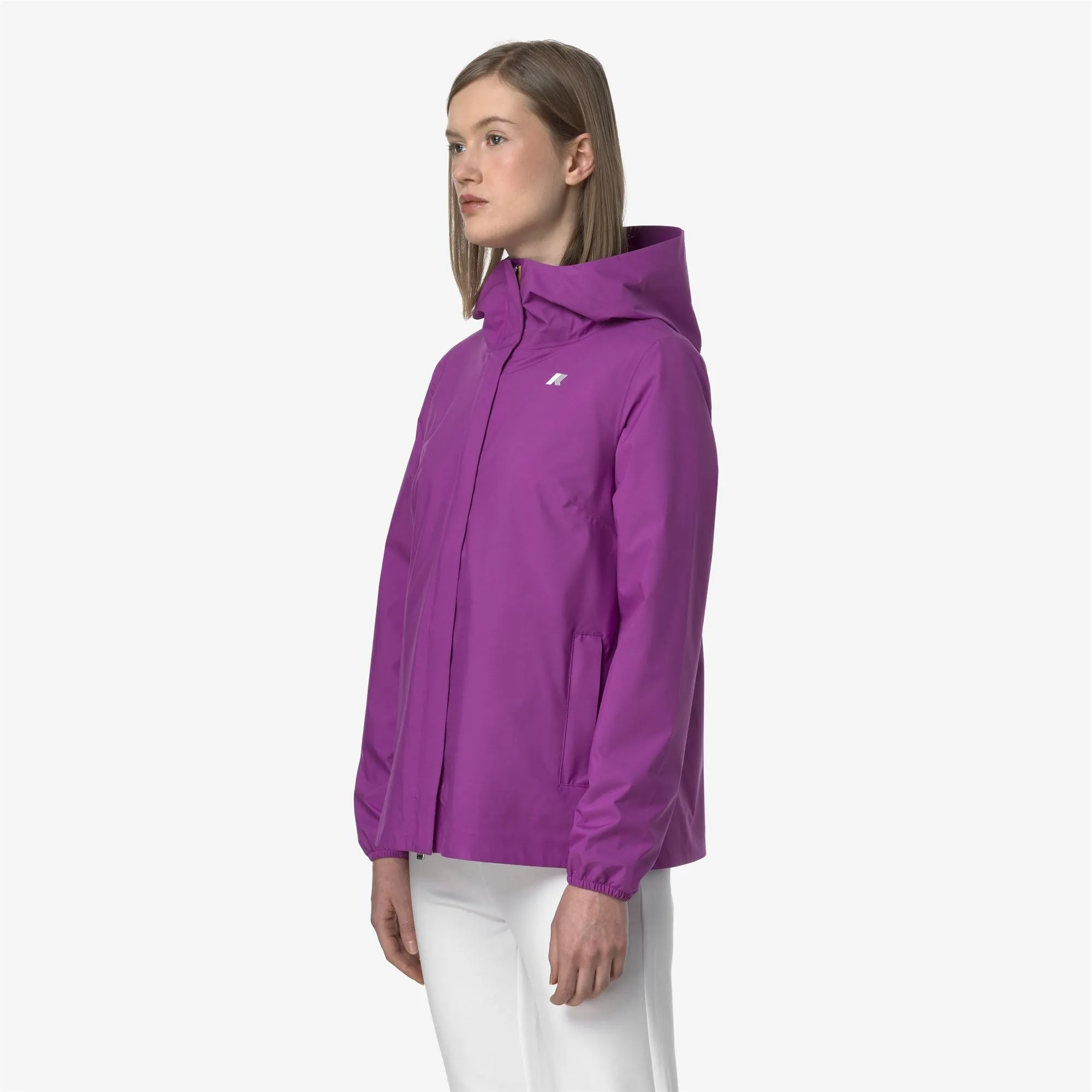 MARGUERITE STRETCH DOT - Jackets - Mid - Woman - Violet sold by K-Way product image thumbnail 4