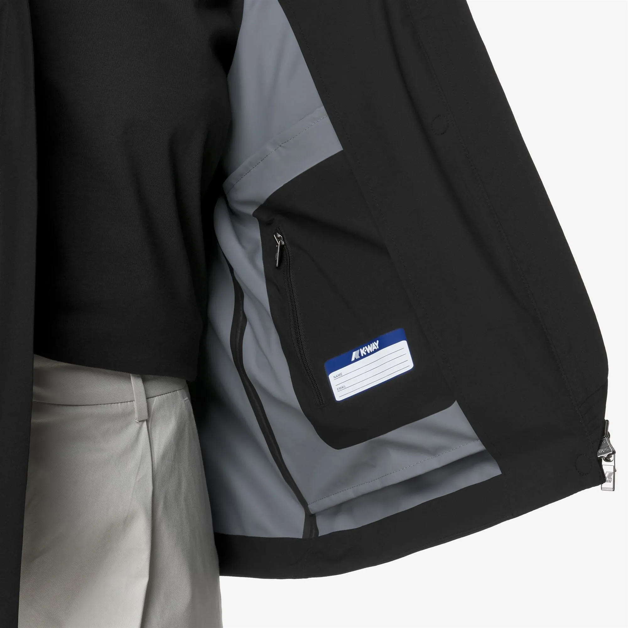 ARABEL STRETCH 2L - Jackets - Short - WOMAN - BLACK PURE sold by K-Way product image thumbnail 2