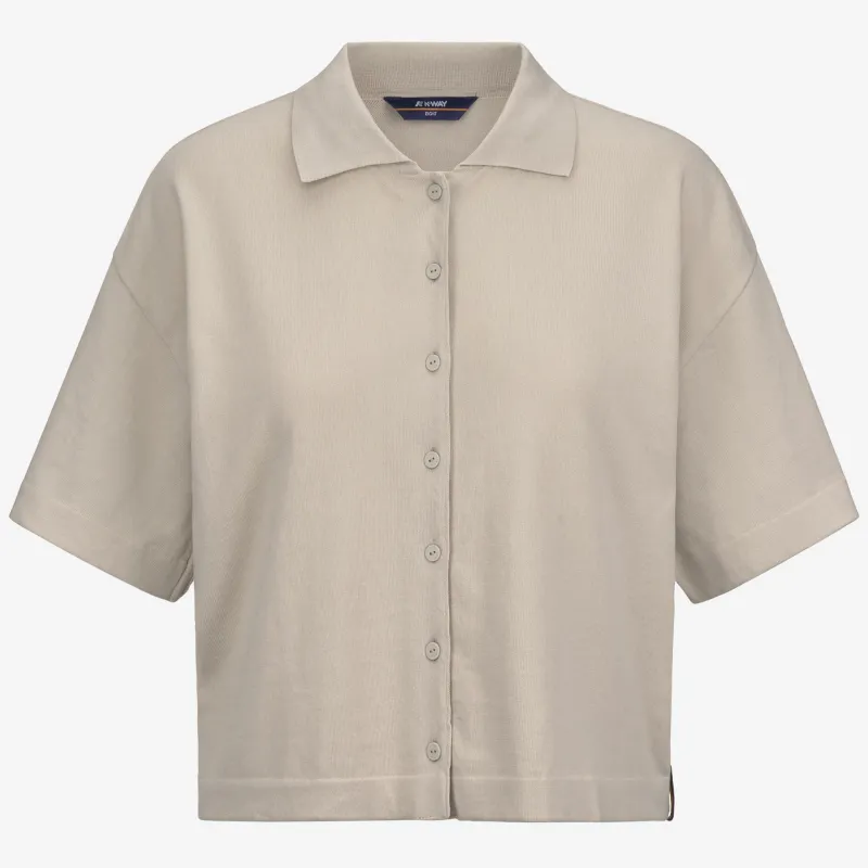 CARRY - Knitwear - Jacket - Woman - BEIGE LT made by K-Way