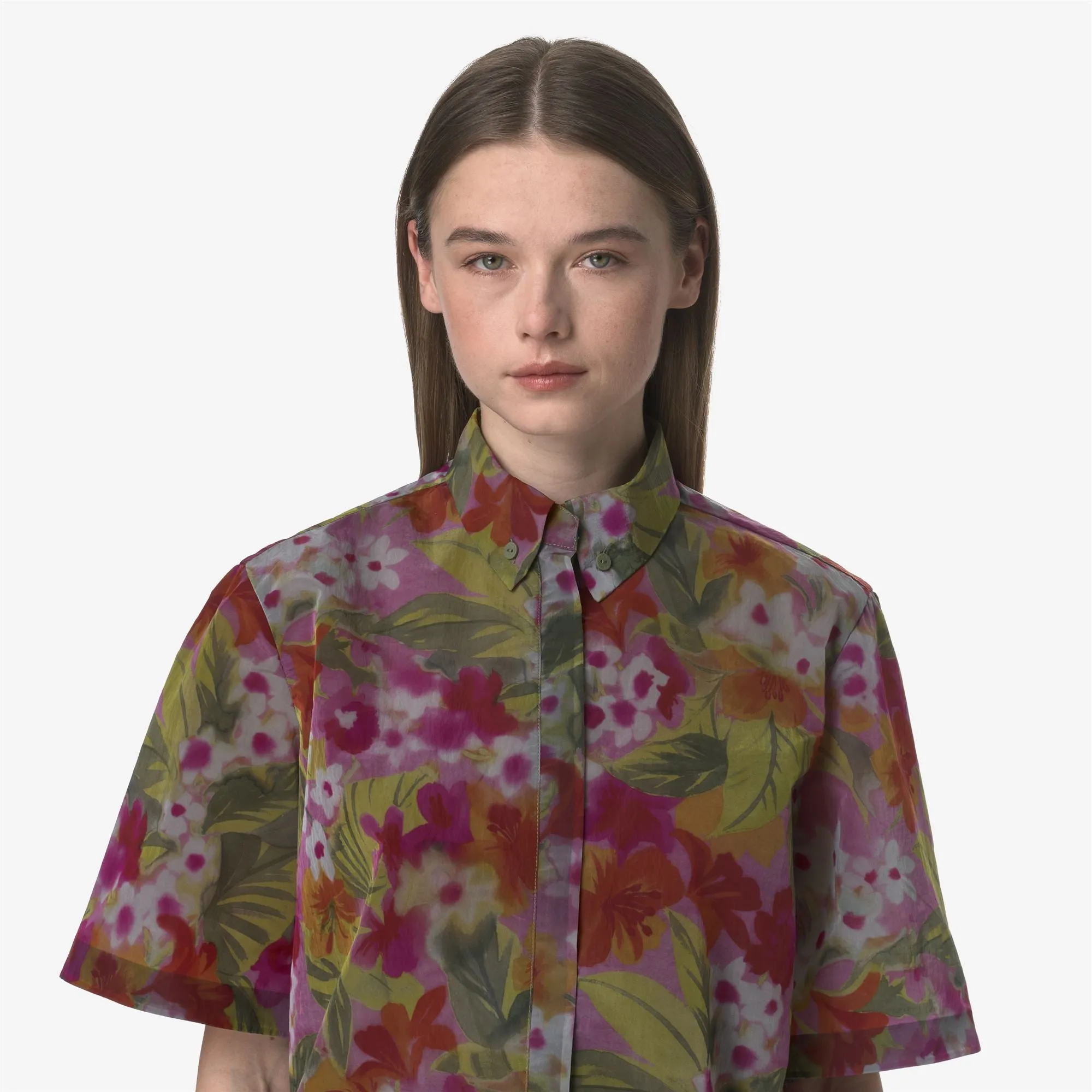 LIZET PRINT - Jackets - Short - WOMAN - FLORAL PRINT sold by K-Way product image thumbnail 2