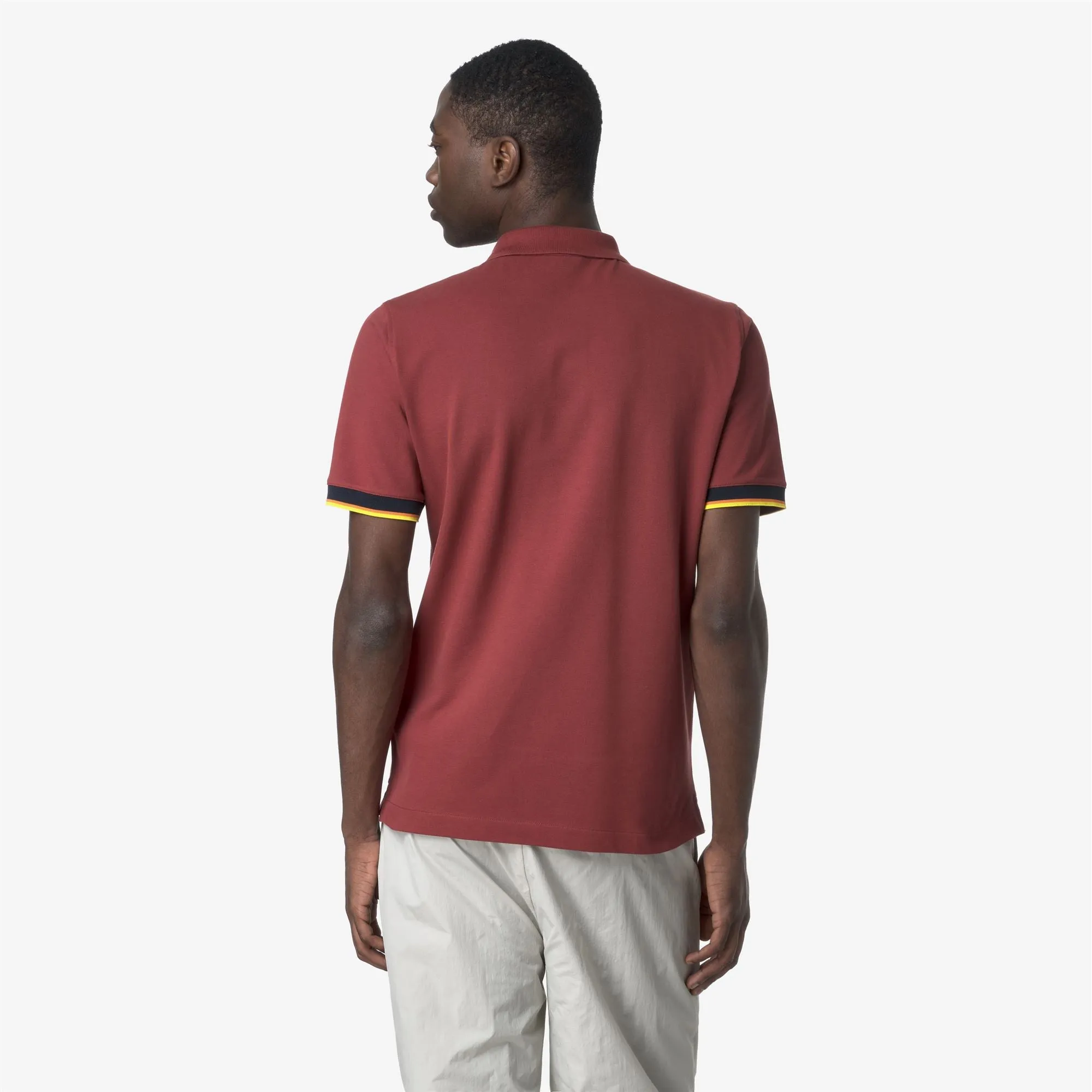 VINCENT SLIM PIQUE - Polo Shirts - Polo - Man - Red Jasper sold by K-Way product image thumbnail 5