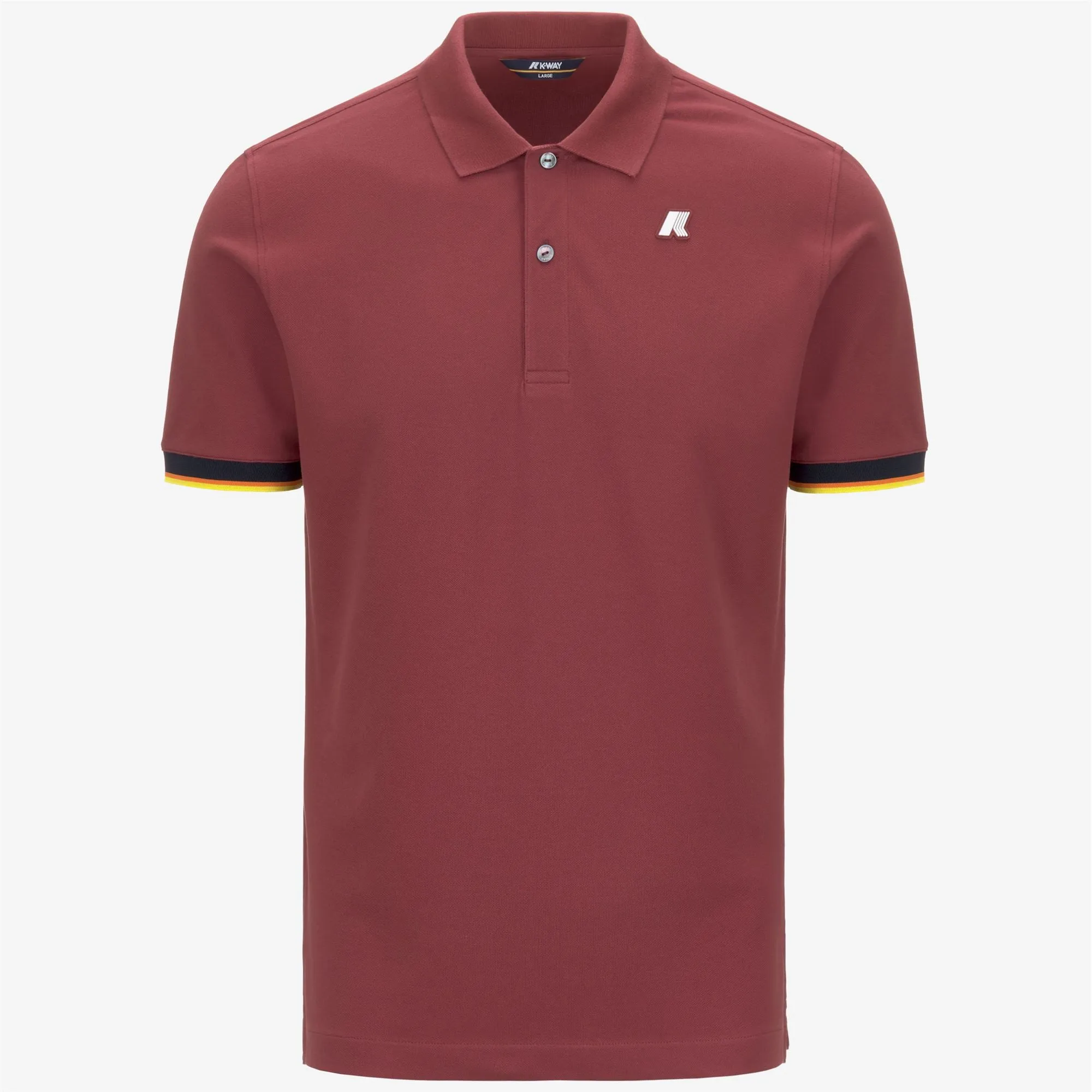 VINCENT SLIM PIQUE - Polo Shirts - Polo - Man - Red Jasper sold by K-Way