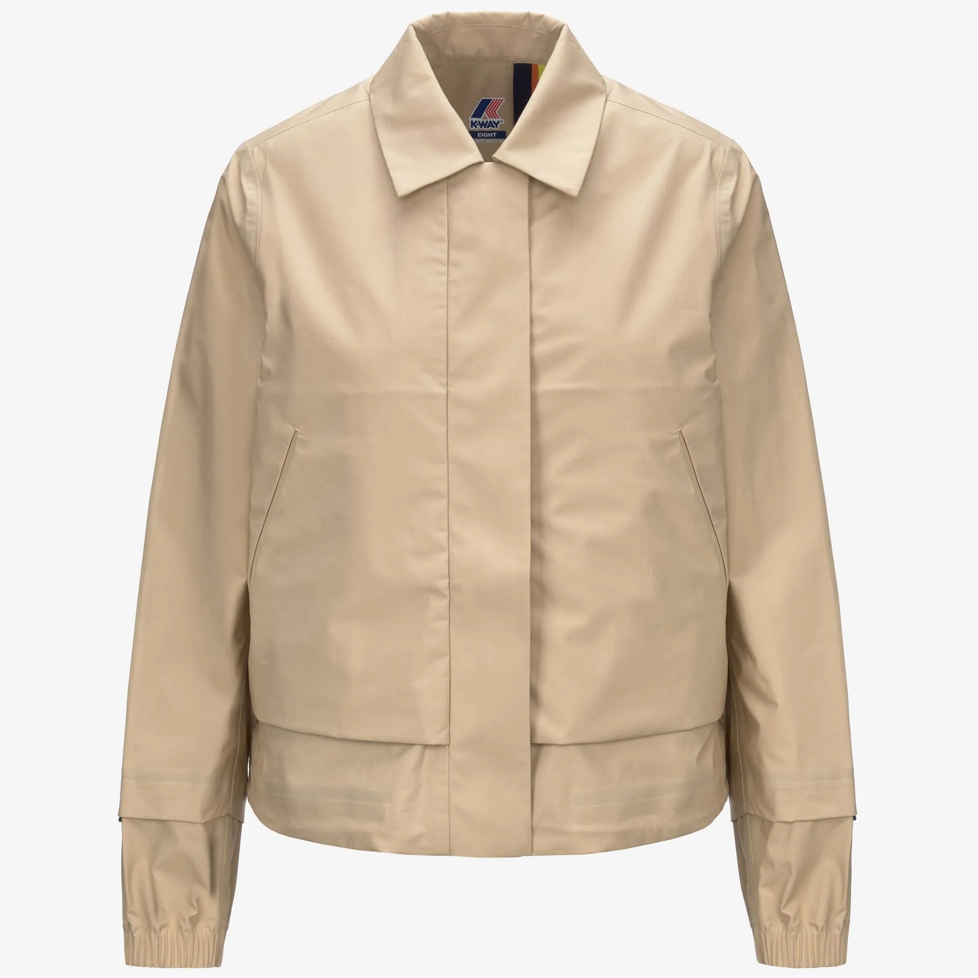 ISARTY 3L POPLIN - Jackets - Short - WOMAN - BEIGE ROPE-BEIGE LT sold by K-Way