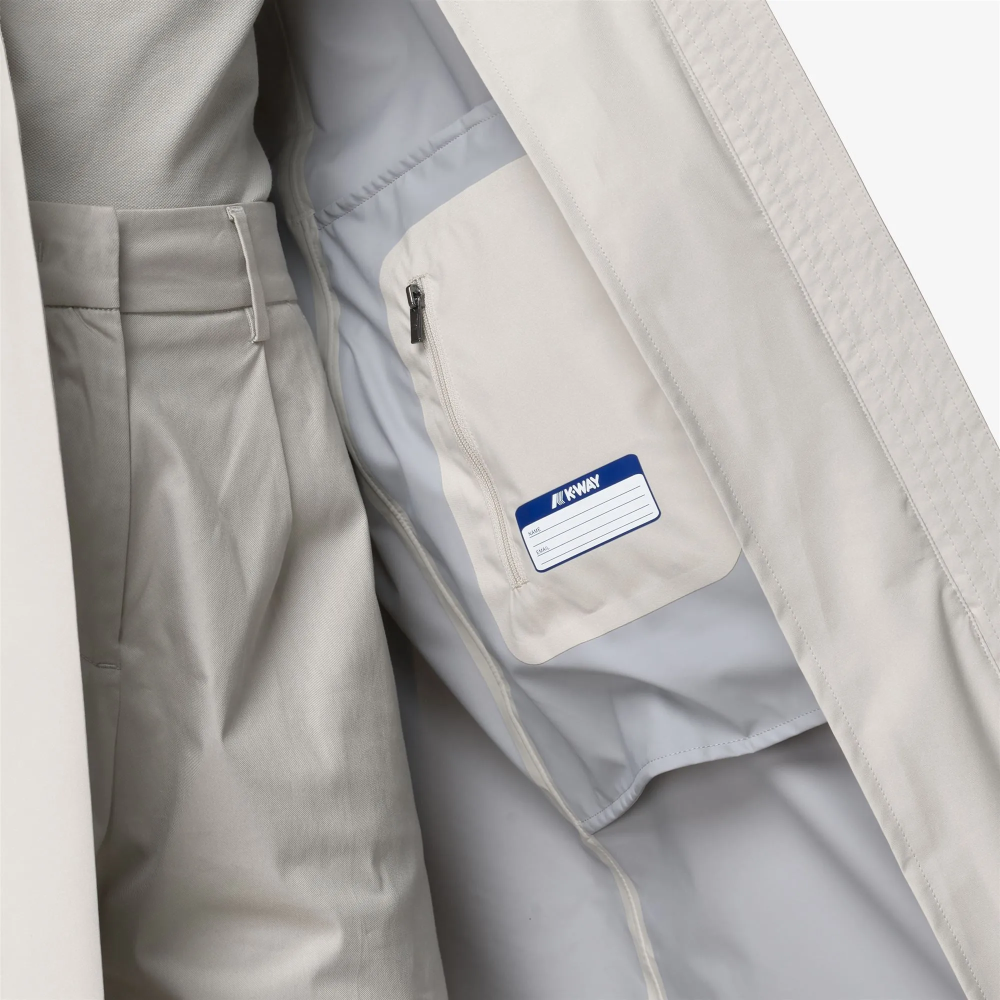 BARBRA STRETCH 2L - Jackets - Long - WOMAN - BEIGE LT sold by K-Way product image thumbnail 2