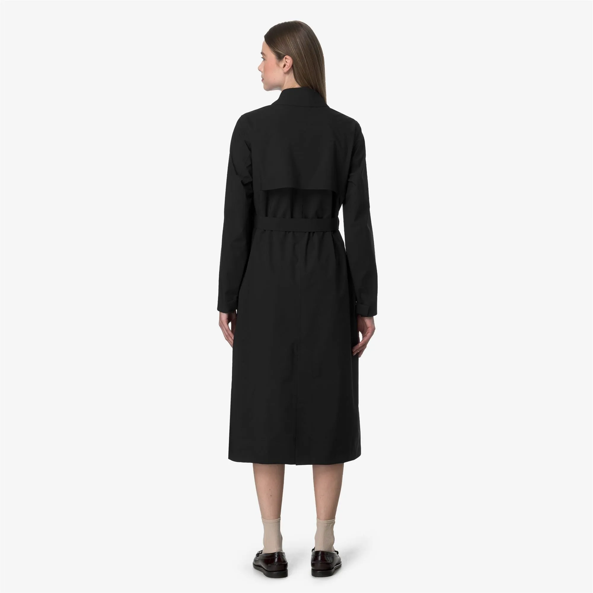BARBRA STRETCH 2L - Jackets - Long - WOMAN - BLACK PURE sold by K-Way product image thumbnail 5