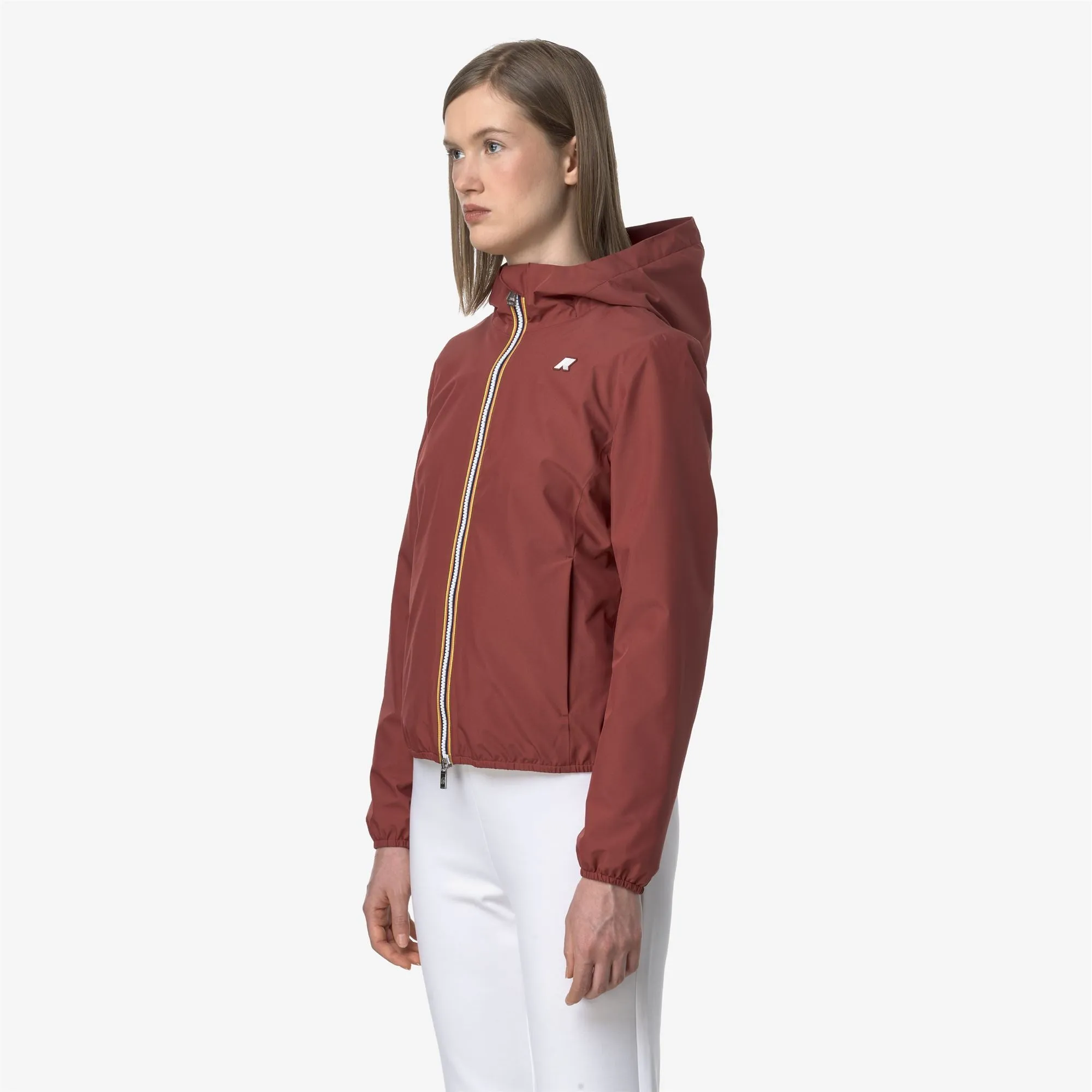 LILY STRETCH POLY JERSEY - Jackets - Short - WOMAN - RED BROWNISH sold by K-Way product image thumbnail 4