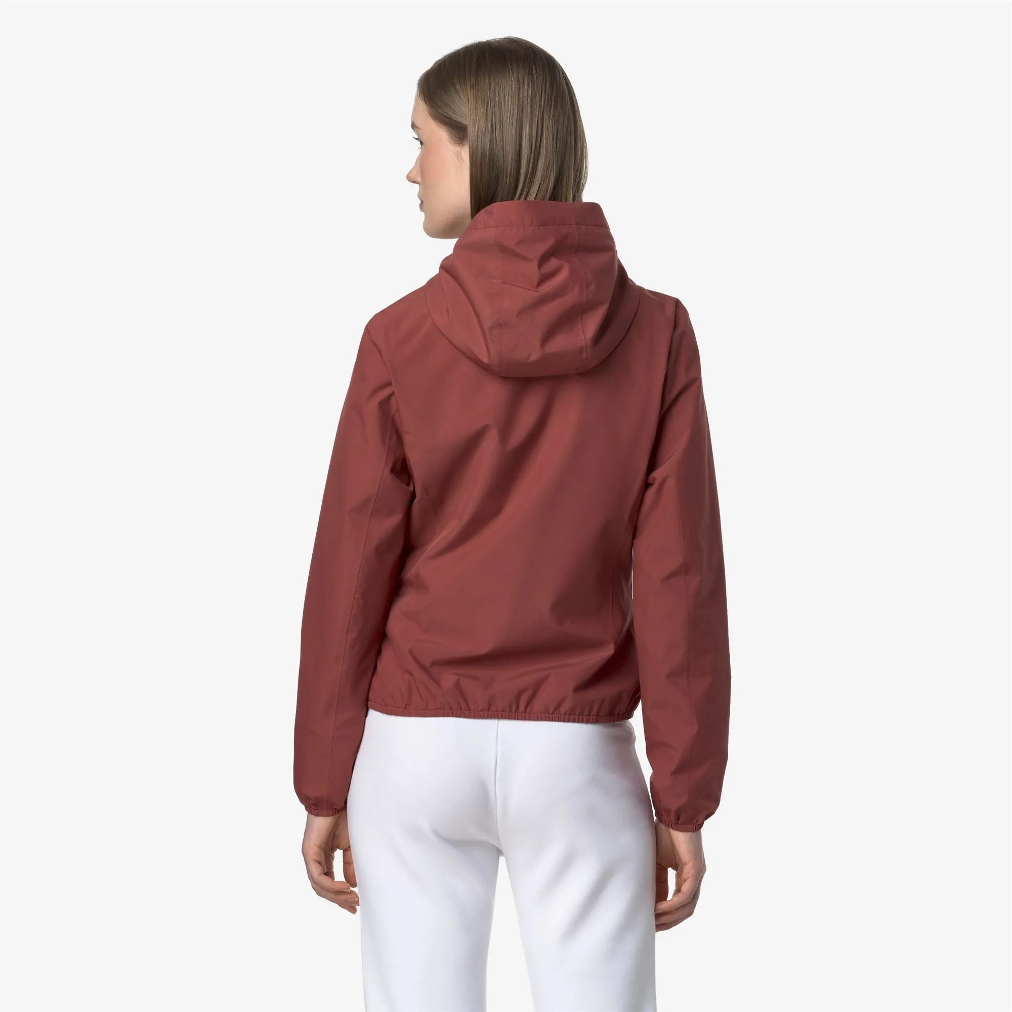 LILY STRETCH POLY JERSEY - Jackets - Short - WOMAN - RED BROWNISH sold by K-Way product image thumbnail 5