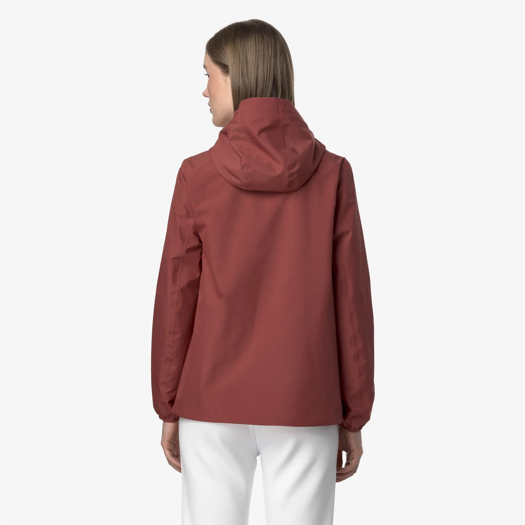 MARGUERITE STRETCH POLY JERSEY - Jackets - Mid - WOMAN - RED BROWNISH sold by K-Way product image thumbnail 5