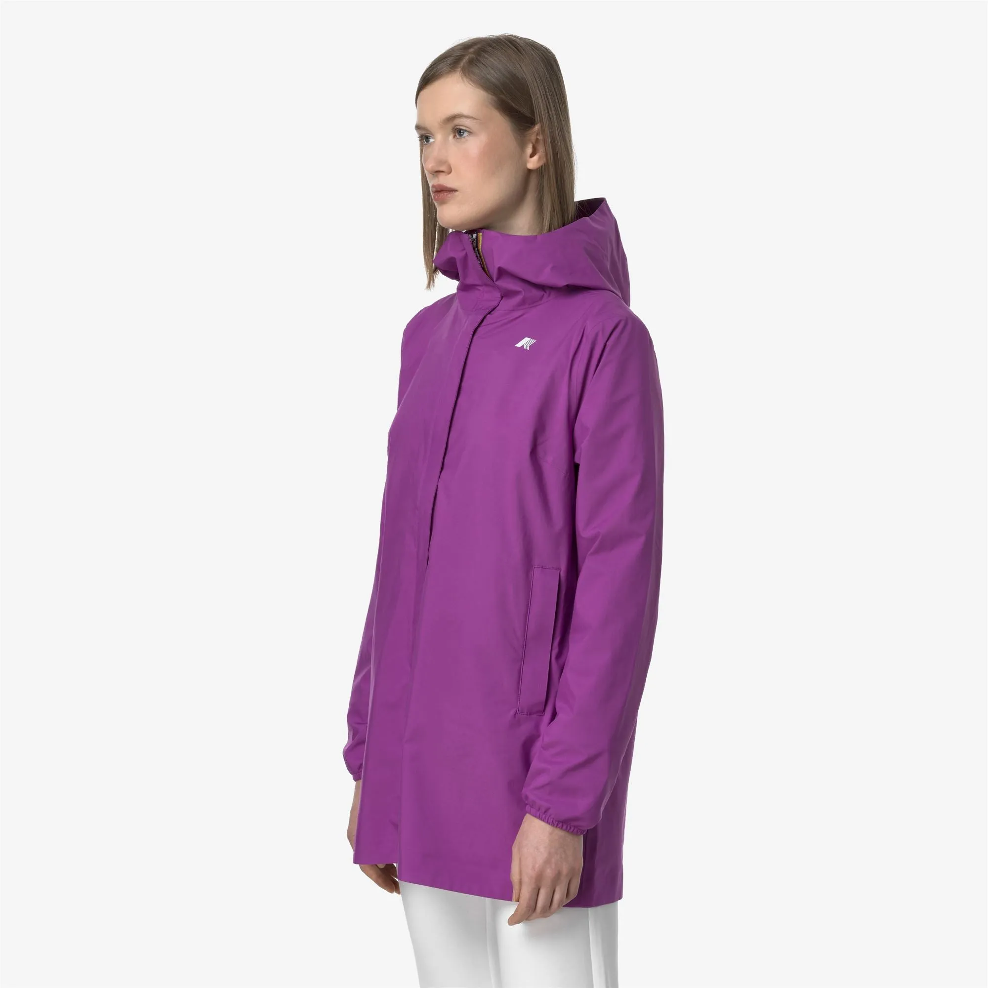 SOPHIE STRETCH DOT - Jackets - Mid - Woman - Violet sold by K-Way product image thumbnail 4