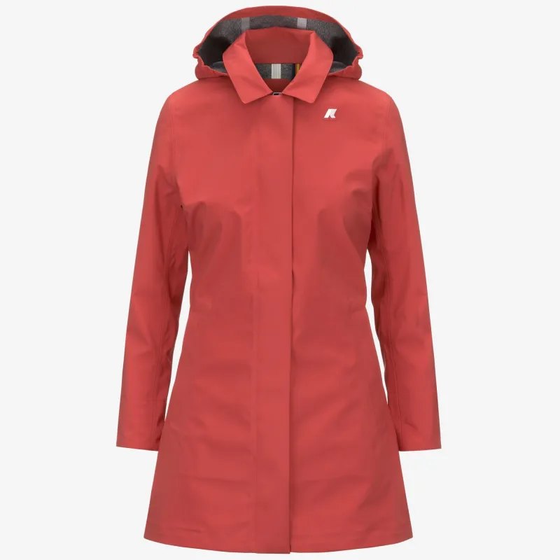 MATHY BONDED JERSEY - Jackets - Mid - WOMAN - RED JASPER sold by K-Way
