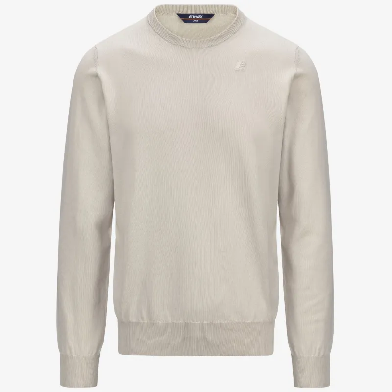 SEBASTIEN COTTON PS - Knitwear - Pull  Over - MAN - BEIGE LT sold by K-Way