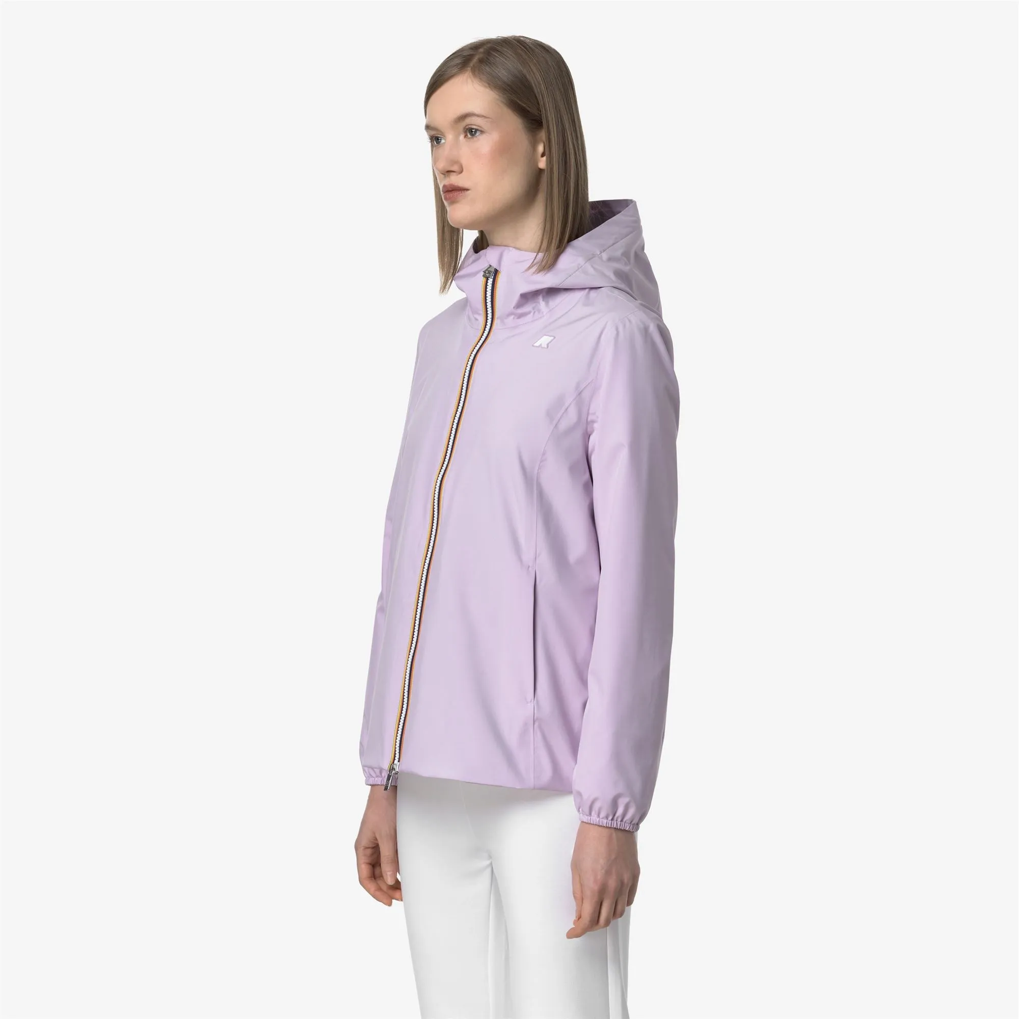 MARGUERITE STRETCH POLY JERSEY - Jackets - Mid - WOMAN - VIOLET LT LILAC sold by K-Way product image thumbnail 4
