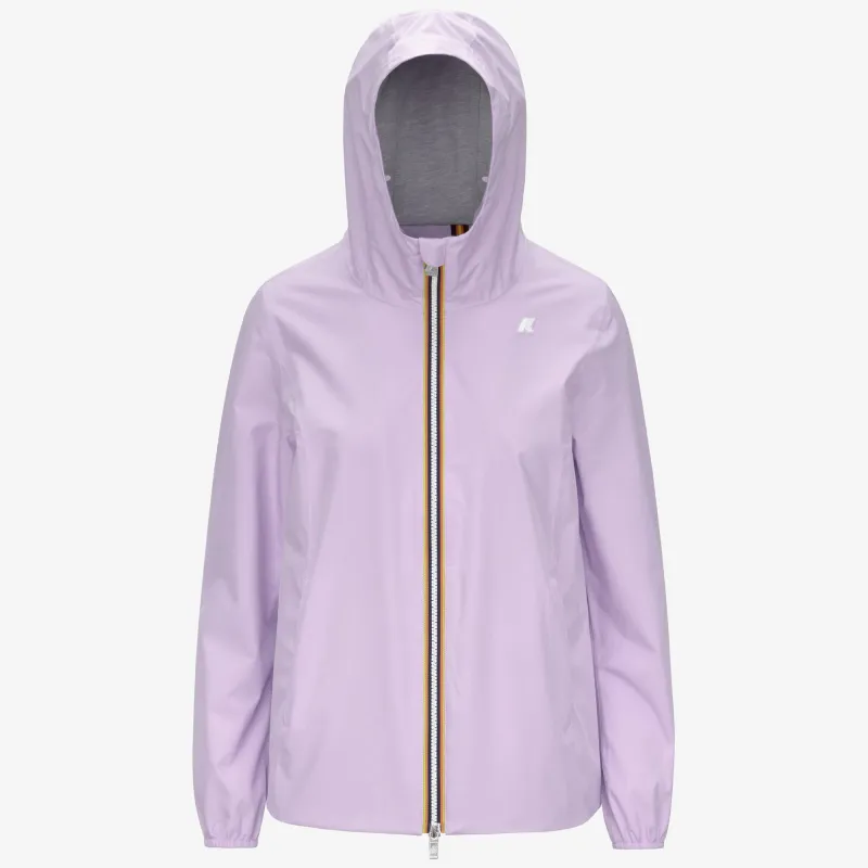 MARGUERITE STRETCH POLY JERSEY - Jackets - Mid - WOMAN - VIOLET LT LILAC sold by K-Way