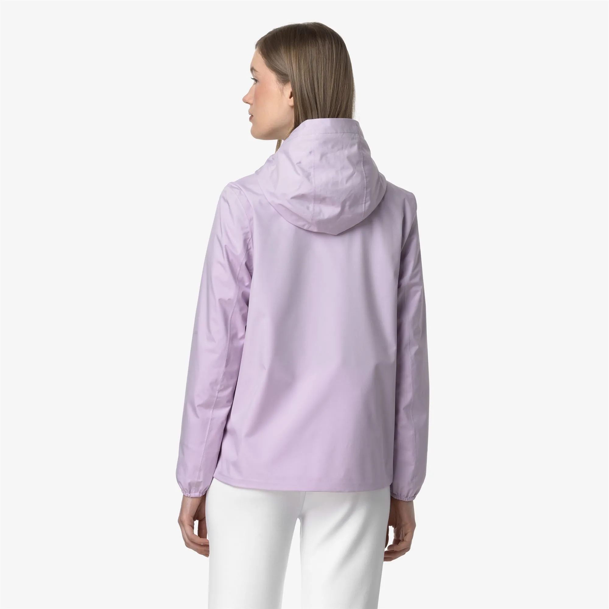 MARGUERITE STRETCH POLY JERSEY - Jackets - Mid - WOMAN - VIOLET LT LILAC sold by K-Way product image thumbnail 5