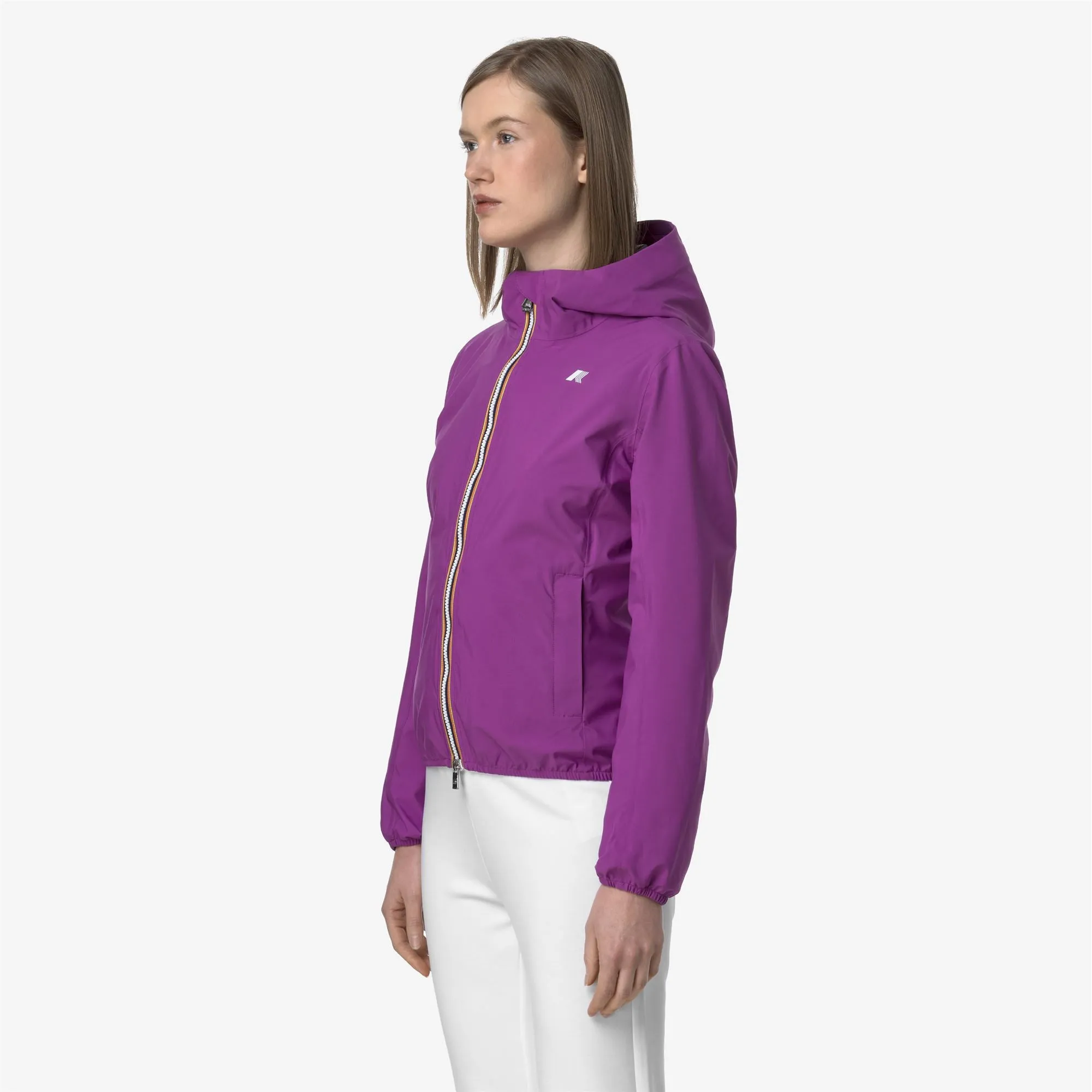 LILY STRETCH DOT - Jackets - Short - WOMAN - VIOLET sold by K-Way product image thumbnail 4