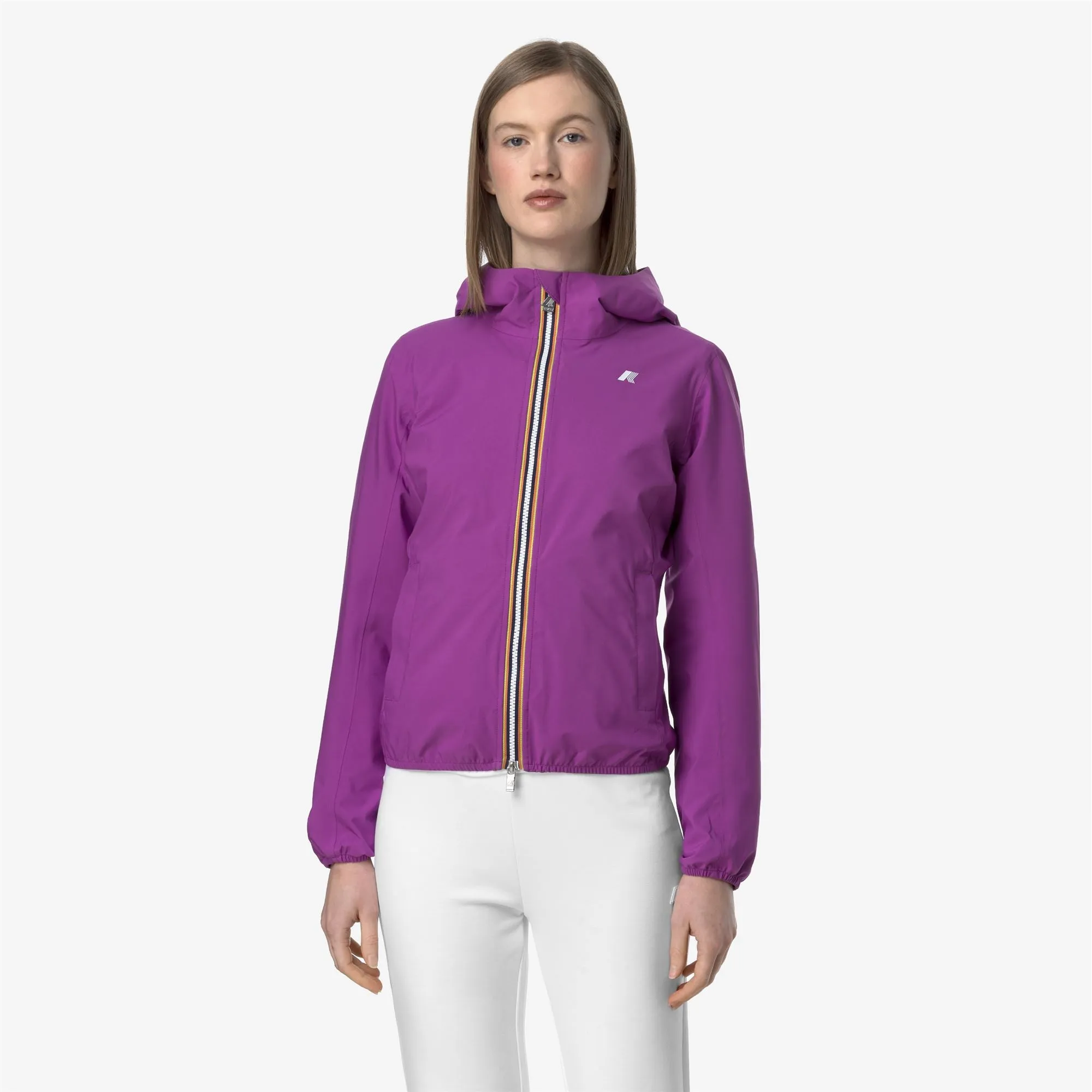 LILY STRETCH DOT - Jackets - Short - WOMAN - VIOLET sold by K-Way product image thumbnail 3
