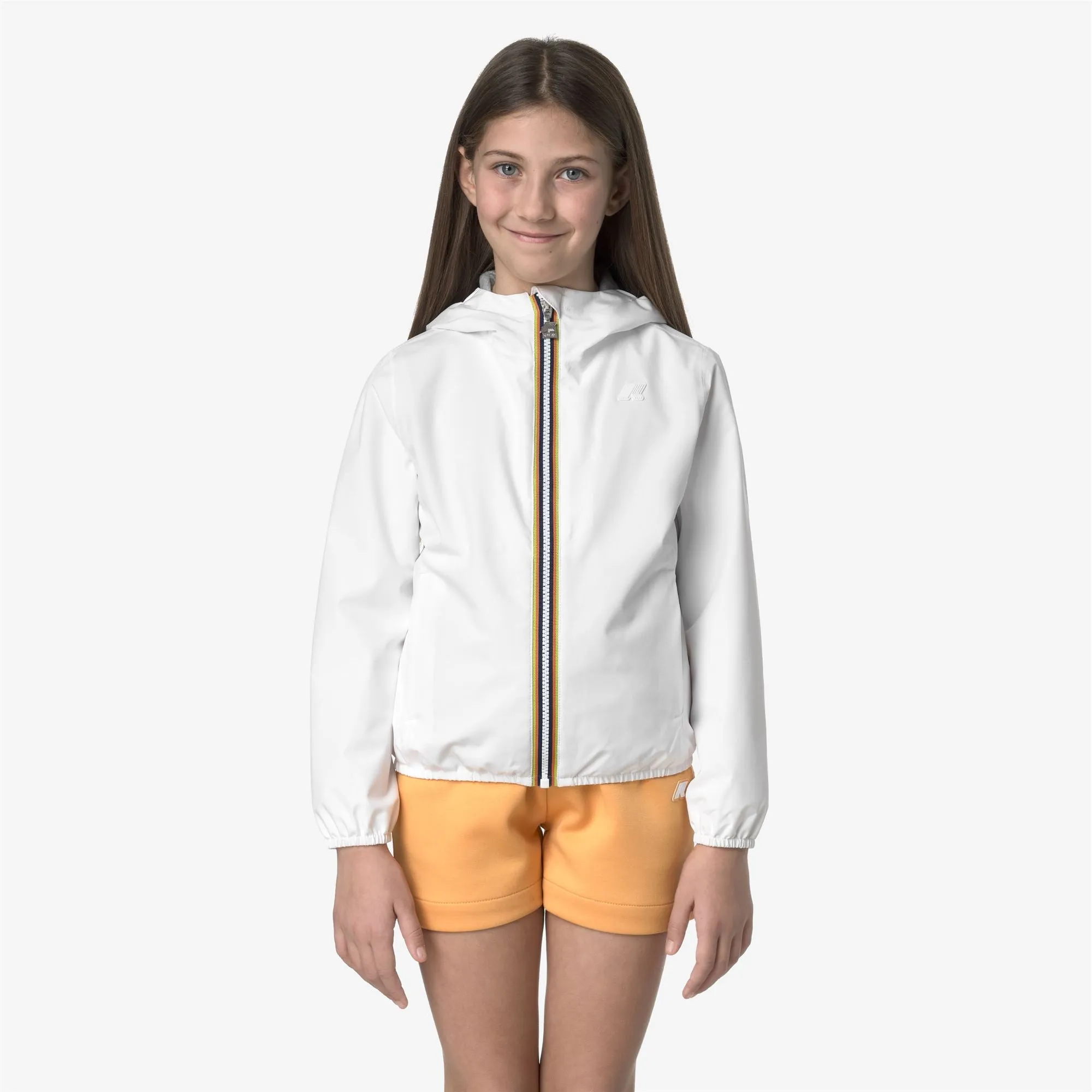 P. LILY STRETCH POLY JERSEY - Jackets - Short - GIRL - WHITE sold by K-Way product image thumbnail 3