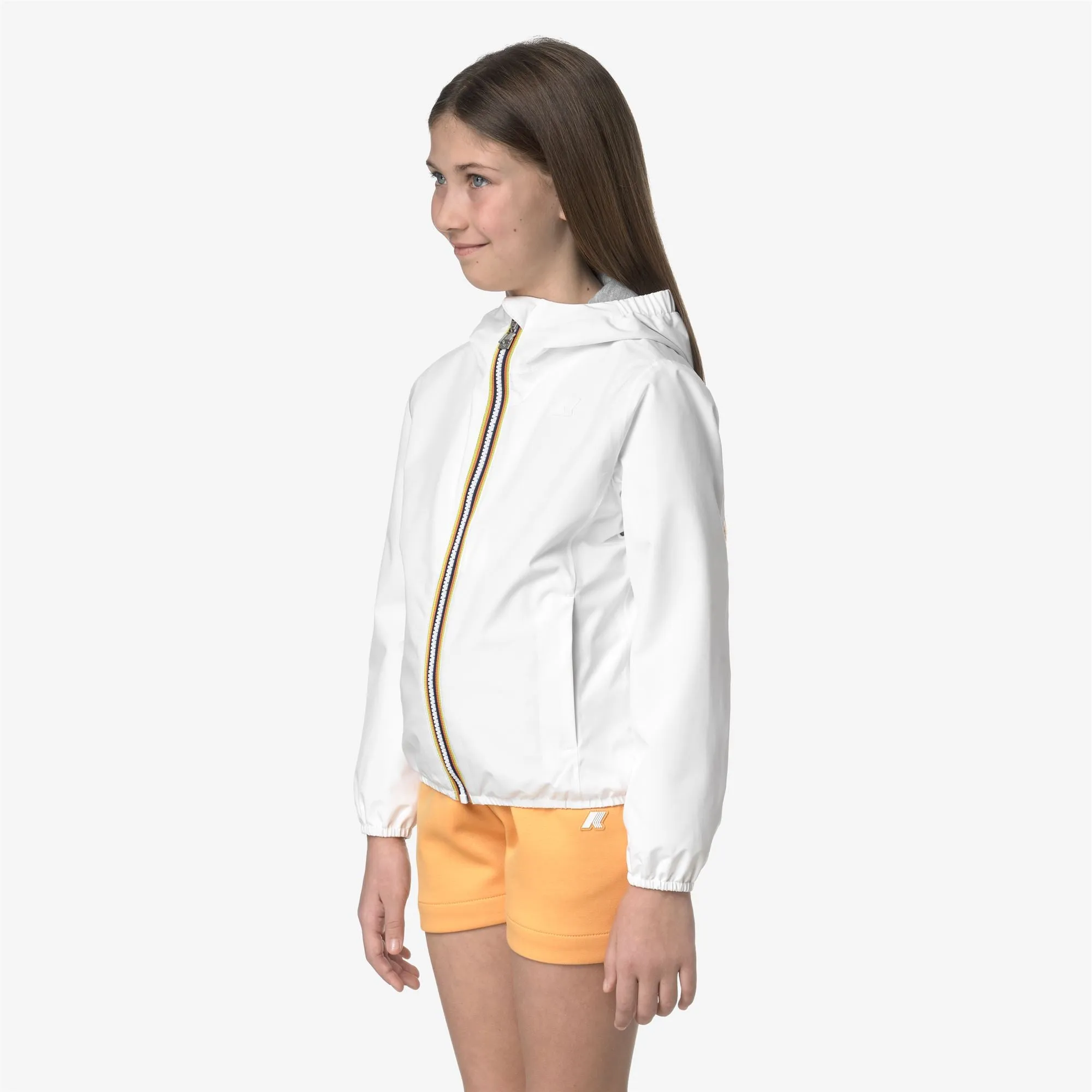 P. LILY STRETCH POLY JERSEY - Jackets - Short - GIRL - WHITE sold by K-Way product image thumbnail 4