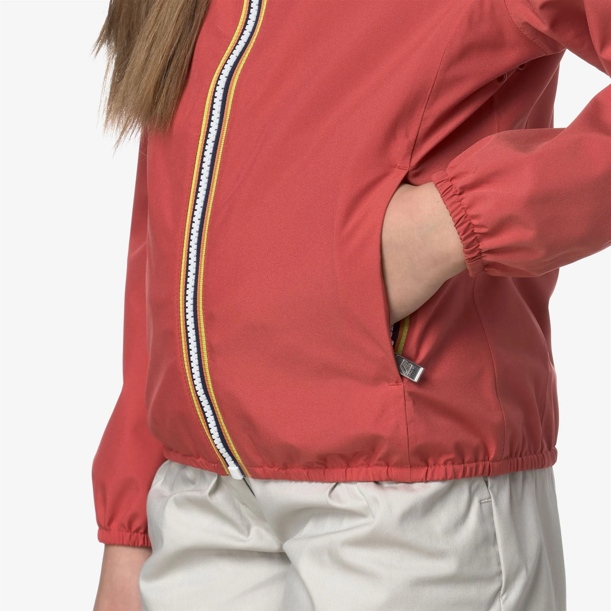 P. LILY STRETCH POLY JERSEY - Jackets - Short - GIRL - RED JASPER sold by K-Way product image thumbnail 2