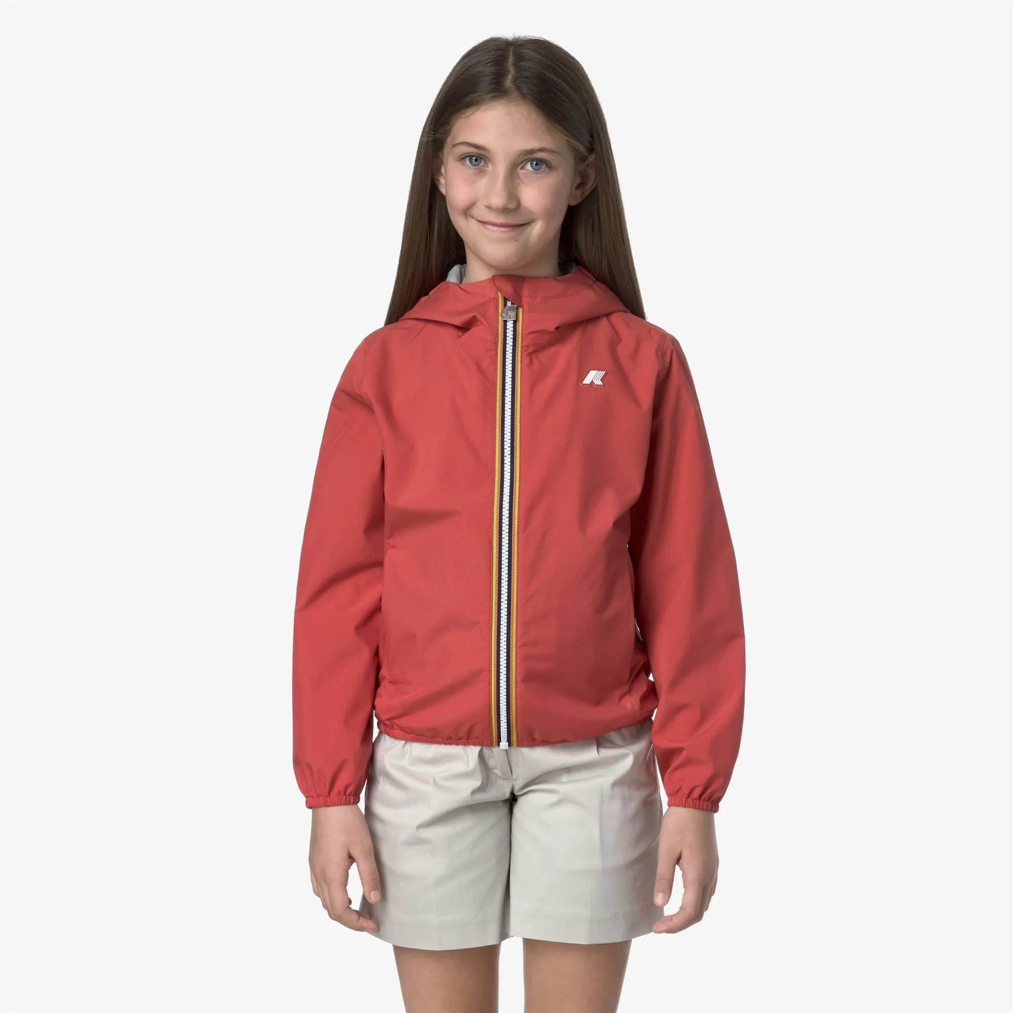P. LILY STRETCH POLY JERSEY - Jackets - Short - GIRL - RED JASPER sold by K-Way product image thumbnail 3
