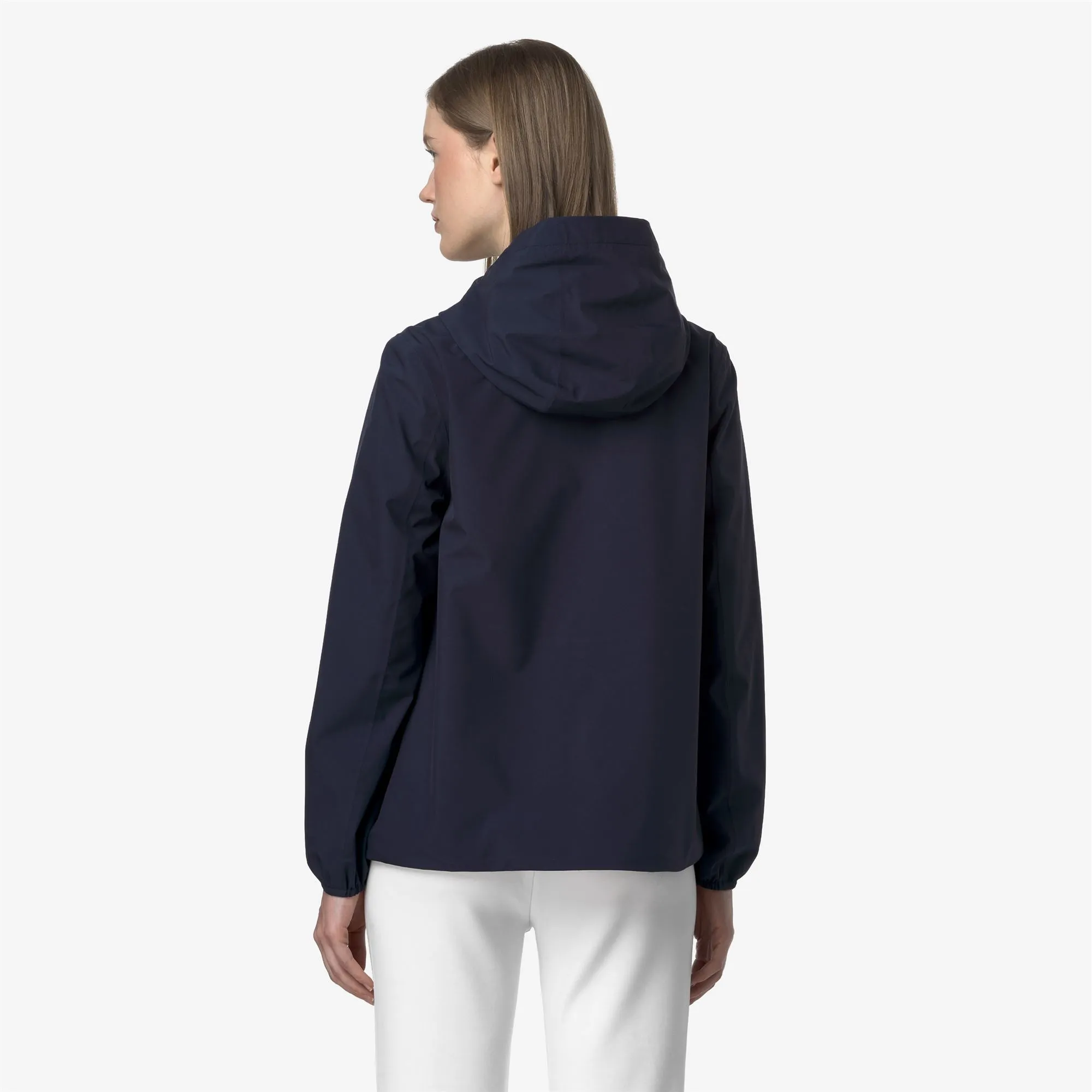 MARGUERITE STRETCH POLY JERSEY - Jackets - Mid - WOMAN - BLUE DEPTH sold by K-Way product image thumbnail 5