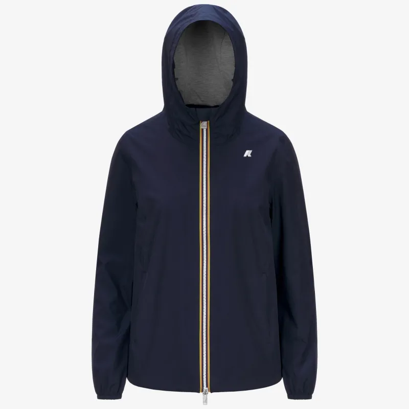 MARGUERITE STRETCH POLY JERSEY - Jackets - Mid - WOMAN - BLUE DEPTH sold by K-Way