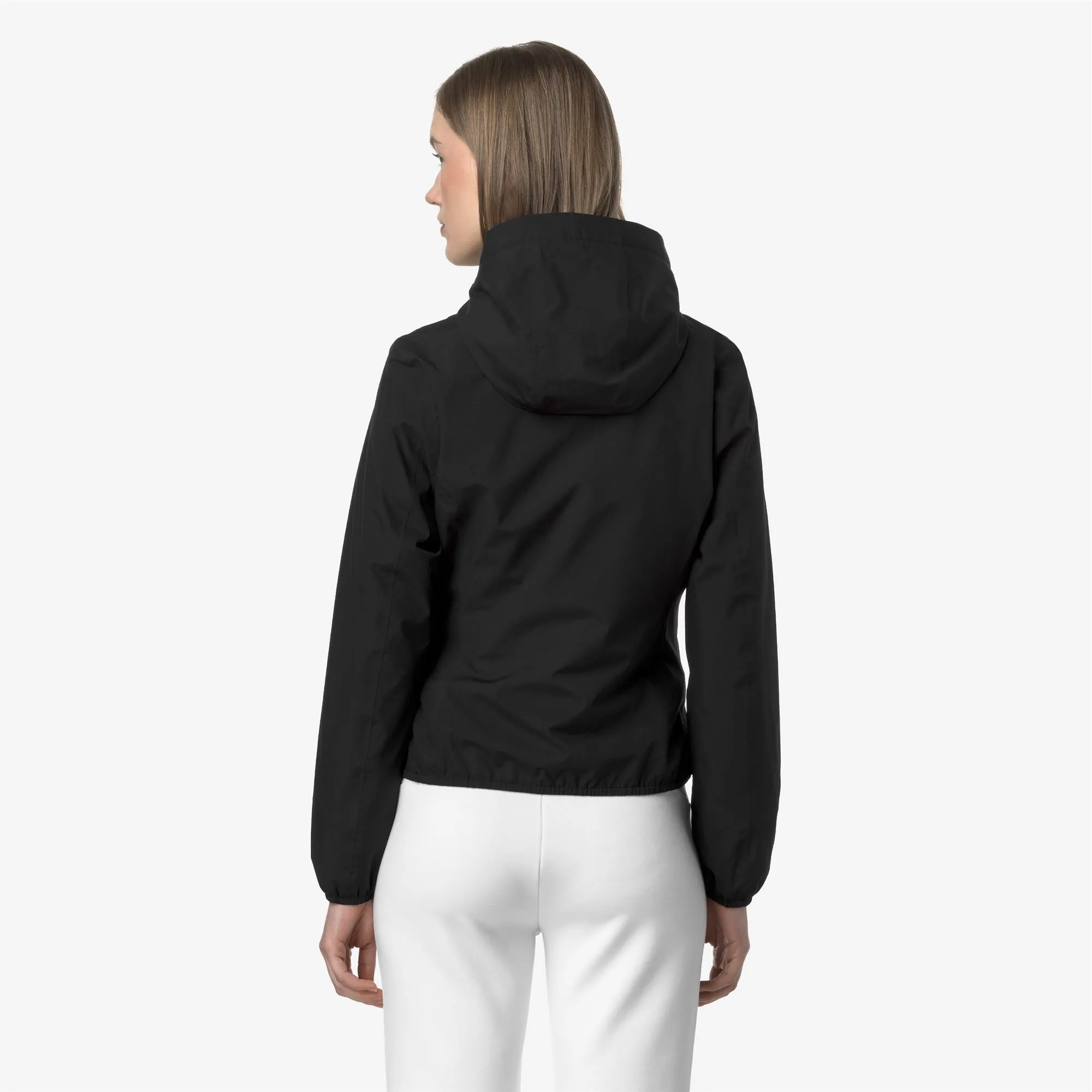 LILY STRETCH POLY JERSEY - Jackets - Short - WOMAN - BLACK PURE sold by K-Way product image thumbnail 5