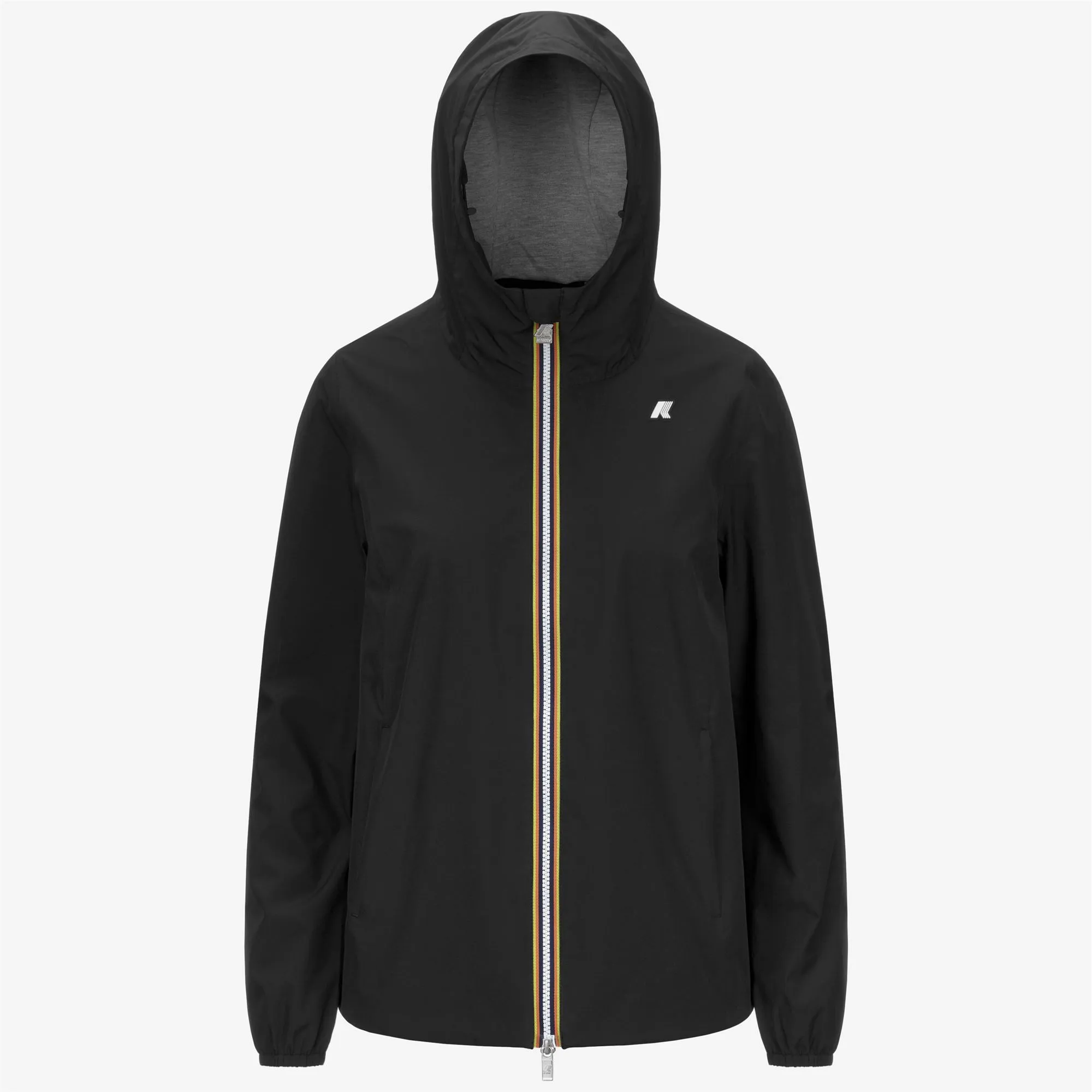 MARGUERITE STRETCH POLY JERSEY - Jackets - Mid - WOMAN - BLACK PURE sold by K-Way