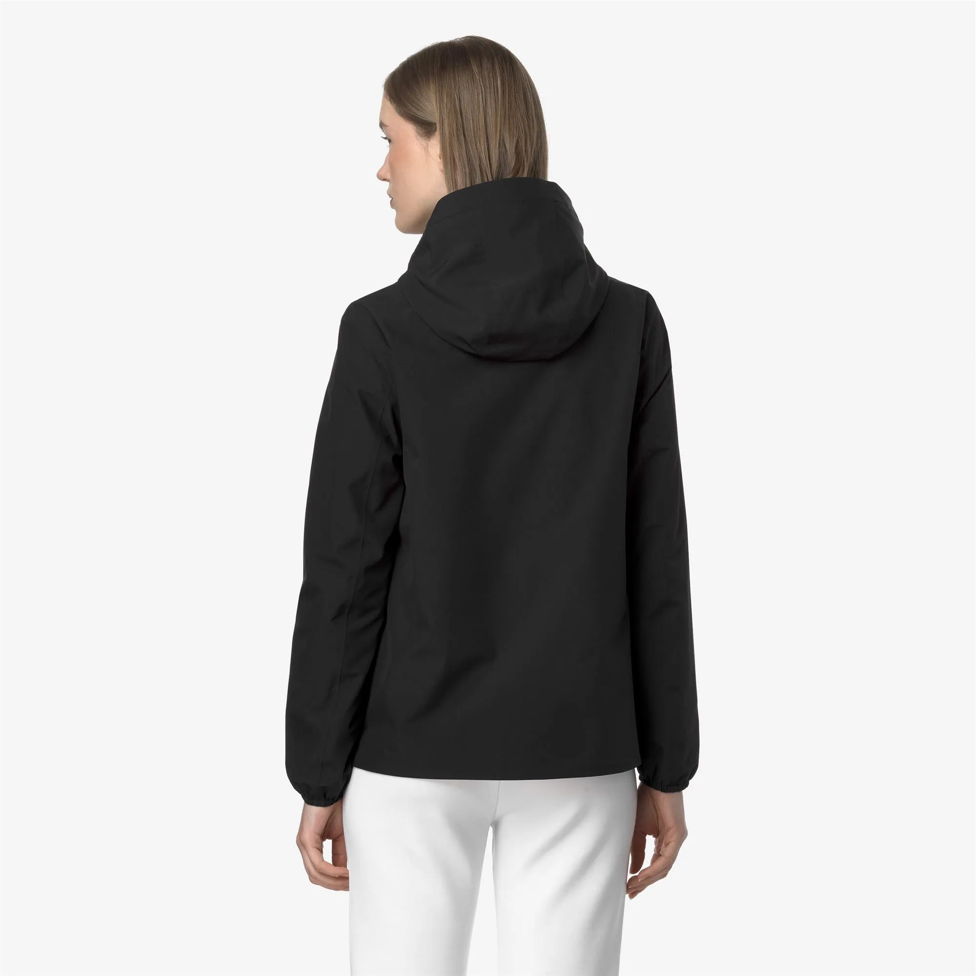 MARGUERITE STRETCH POLY JERSEY - Jackets - Mid - WOMAN - BLACK PURE sold by K-Way product image thumbnail 5