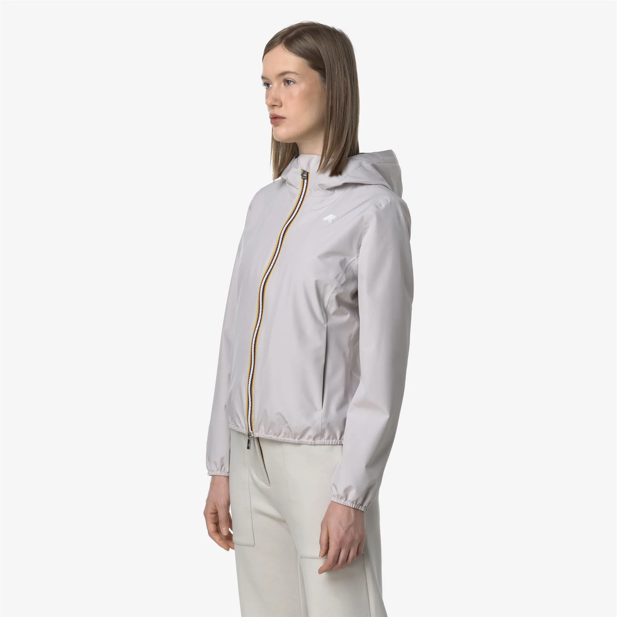 LILY STRETCH POLY JERSEY - Jackets - Short - WOMAN - BEIGE LT sold by K-Way product image thumbnail 4