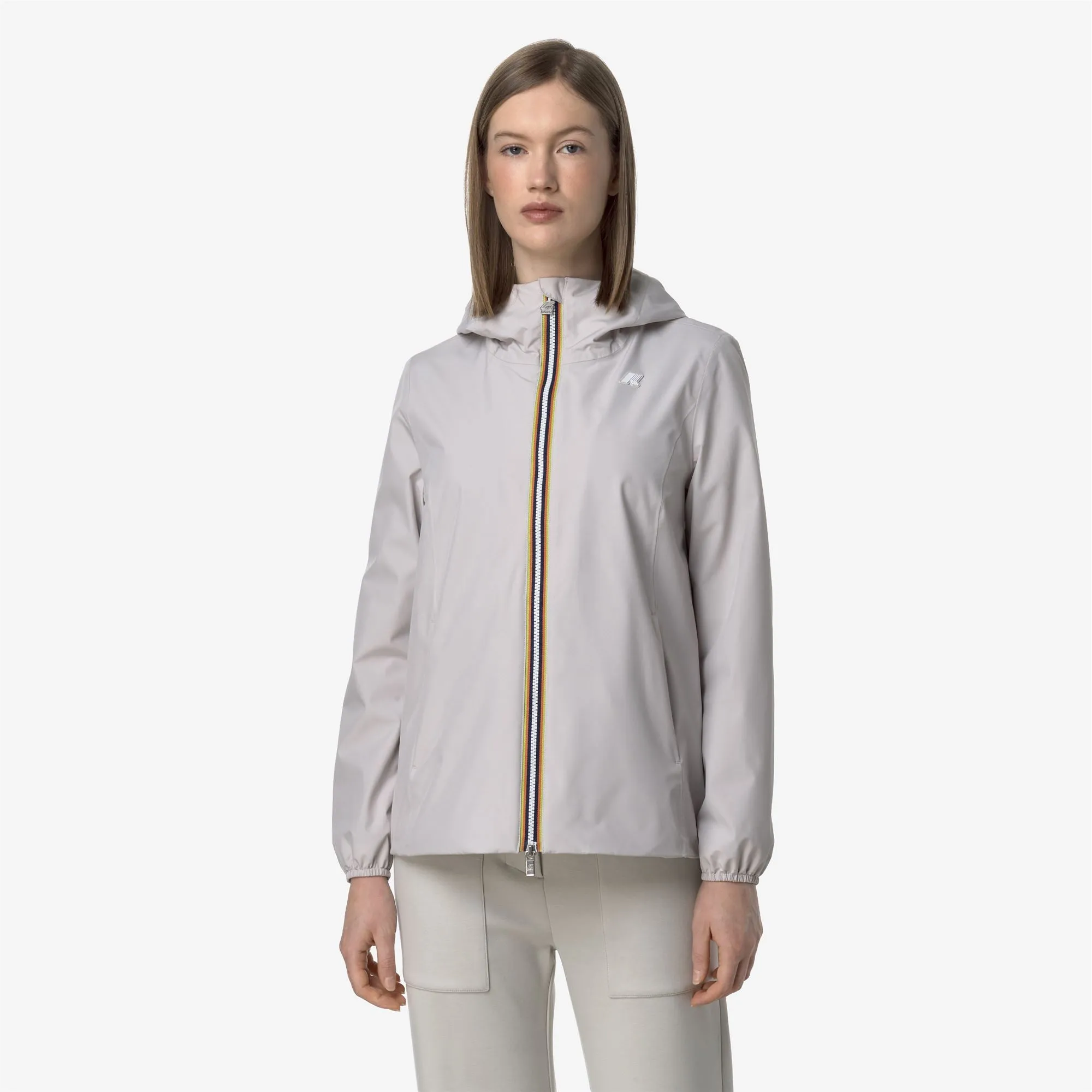 MARGUERITE STRETCH POLY JERSEY - Jackets - Mid - Woman - BEIGE LT sold by K-Way product image thumbnail 3