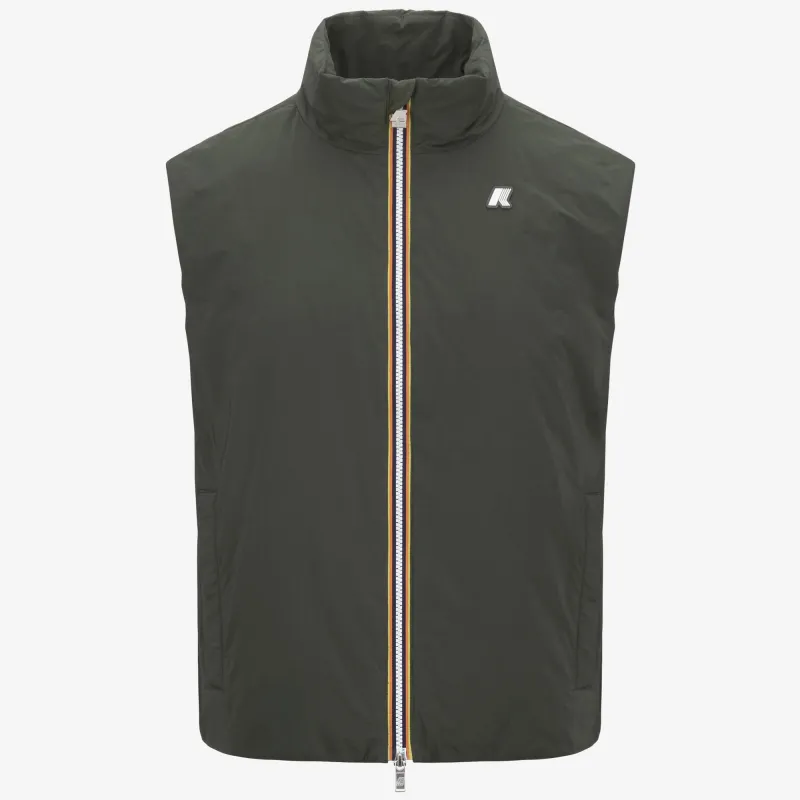 VALEN PLAIN WARM - Jackets - Vest - MAN - GREEN BLACKISH sold by K-Way