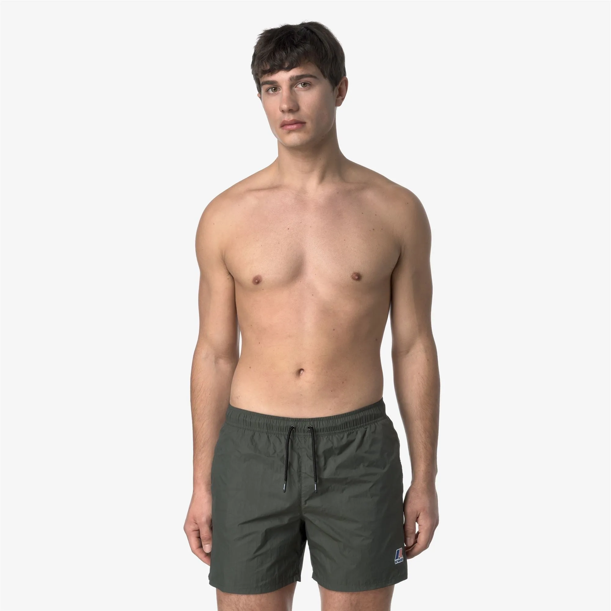 LE VRAI OLIVIER - Bathing Suits - Swimming Trunks - MAN - GREEN BLACKISH sold by K-Way product image thumbnail 4