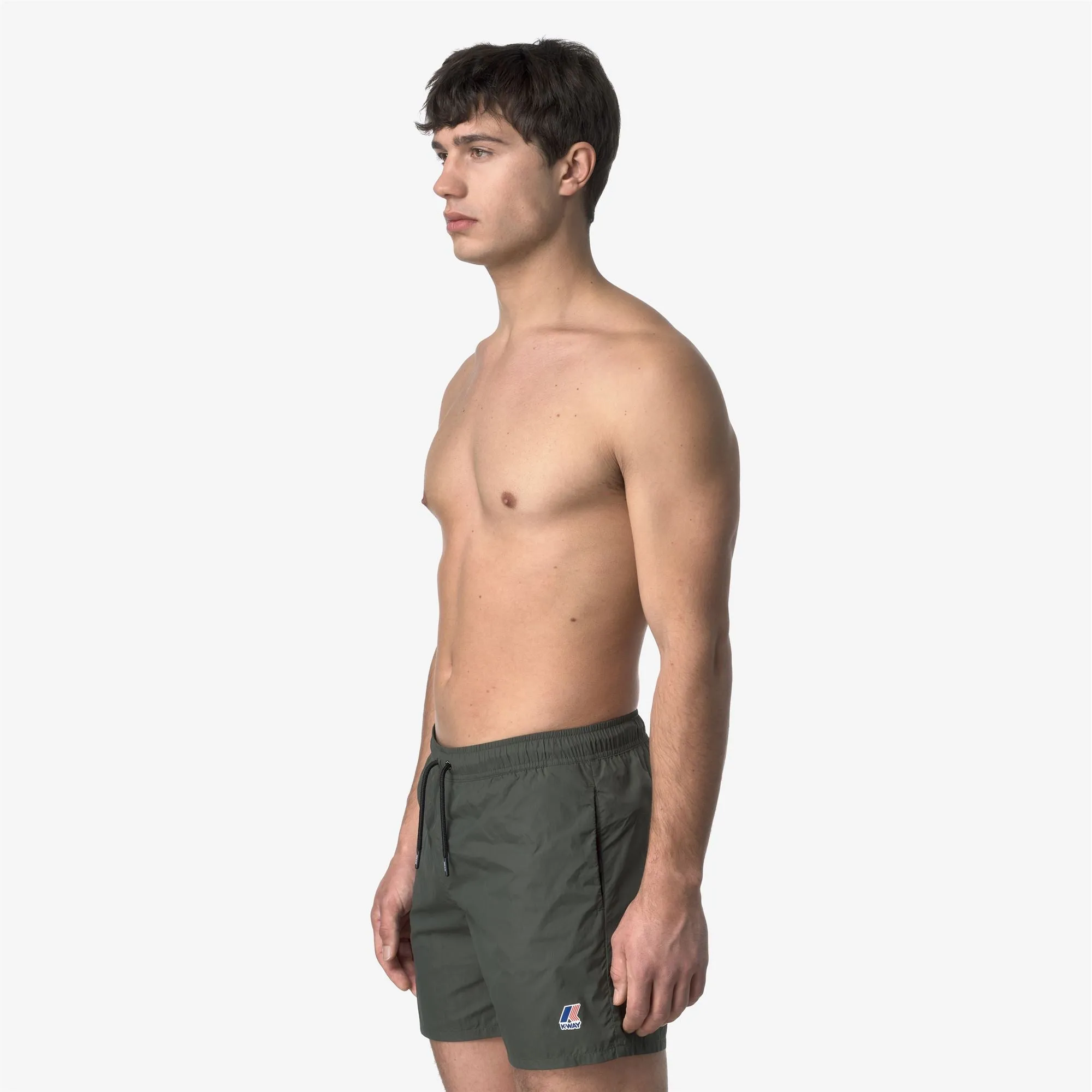 LE VRAI OLIVIER - Bathing Suits - Swimming Trunks - MAN - GREEN BLACKISH sold by K-Way product image thumbnail 5