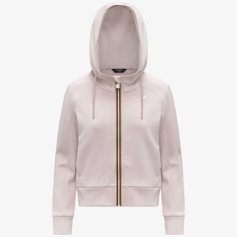 DIVINE LIGHT SPACER - Fleece - Jacket - Woman - Rose Hushed made by K-Way