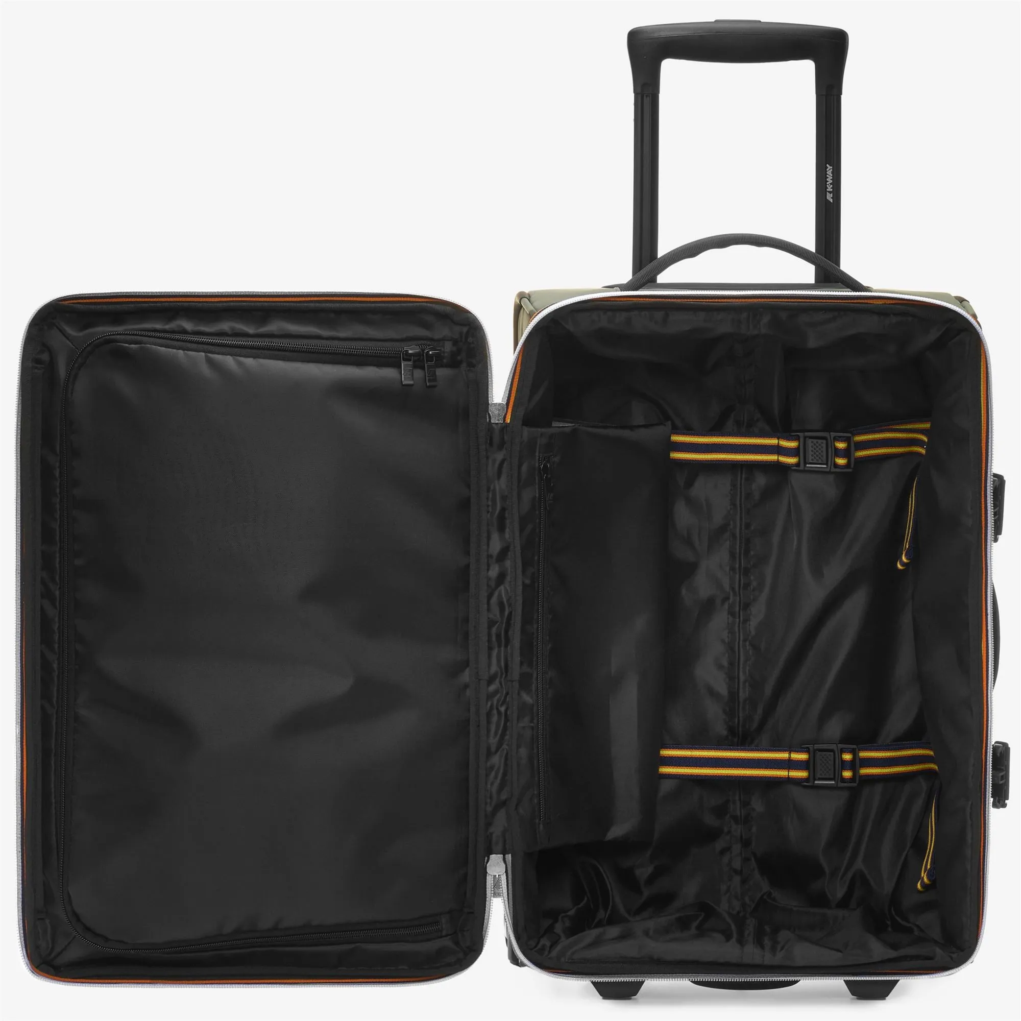 BLOSSAC S - Luggage Bags - Trolley - Unisex - GREEN BLACKISH -Black Pure sold by K-Way product image thumbnail 4