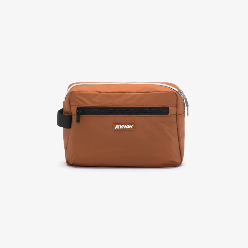 DEMU - Small Accessories - BEAUTY CASE - UNISEX - Orange Adobe sold by K-Way