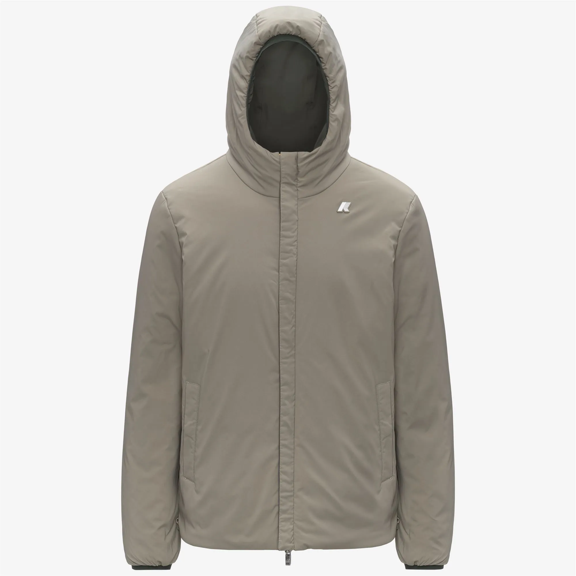 JACK ST WARM DOUBLE - Jackets - Short - Man - GREEN BLACKISH -Green Oak sold by K-Way product image thumbnail 2