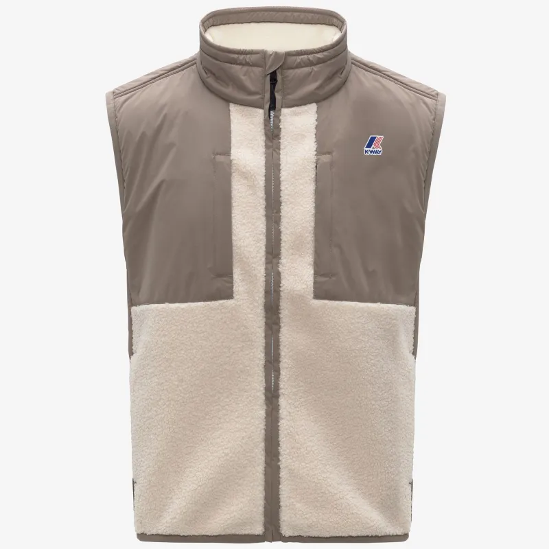 VITAL 4.0 ORSETTO - Fleece - Vest - UNISEX - Beige Taupe-Ecru sold by K-Way
