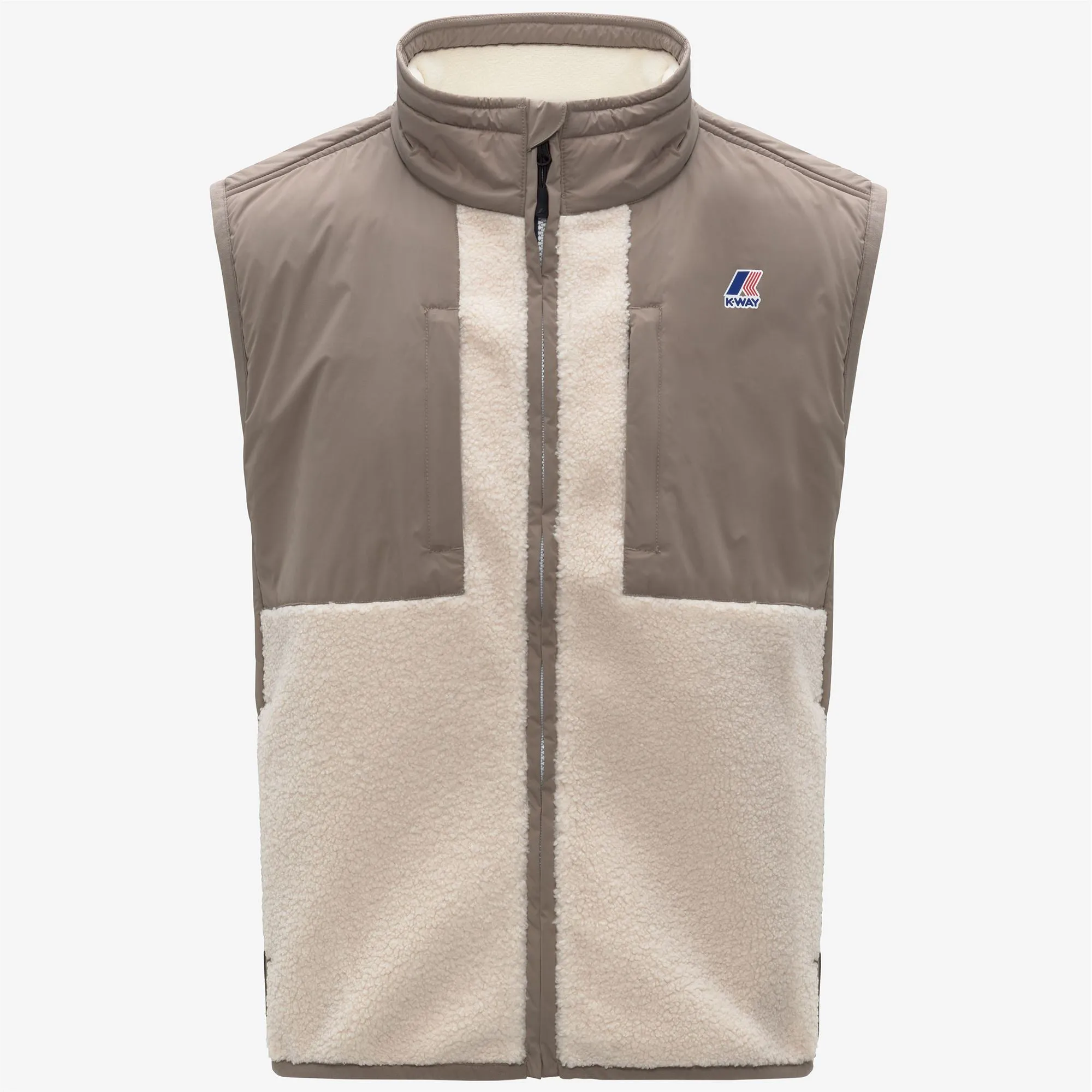 VITAL 4.0 ORSETTO - Fleece - Vest - UNISEX - Beige Taupe-Ecru sold by K-Way