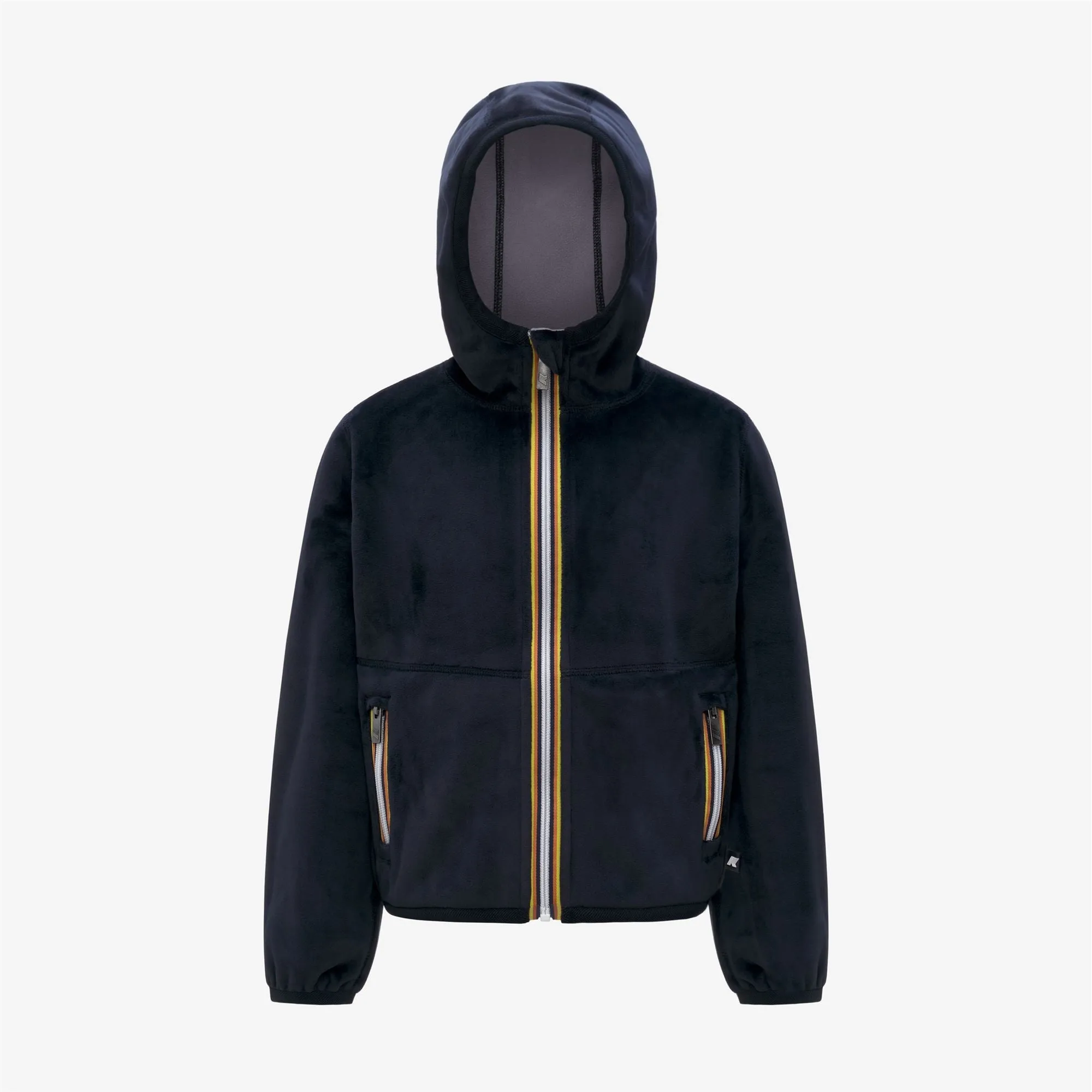 P. LILY VELOUR POLAR REVERSIBLE - Fleece - Jacket - GIRL - Blue Depth-Violet Lavender sold by K-Way