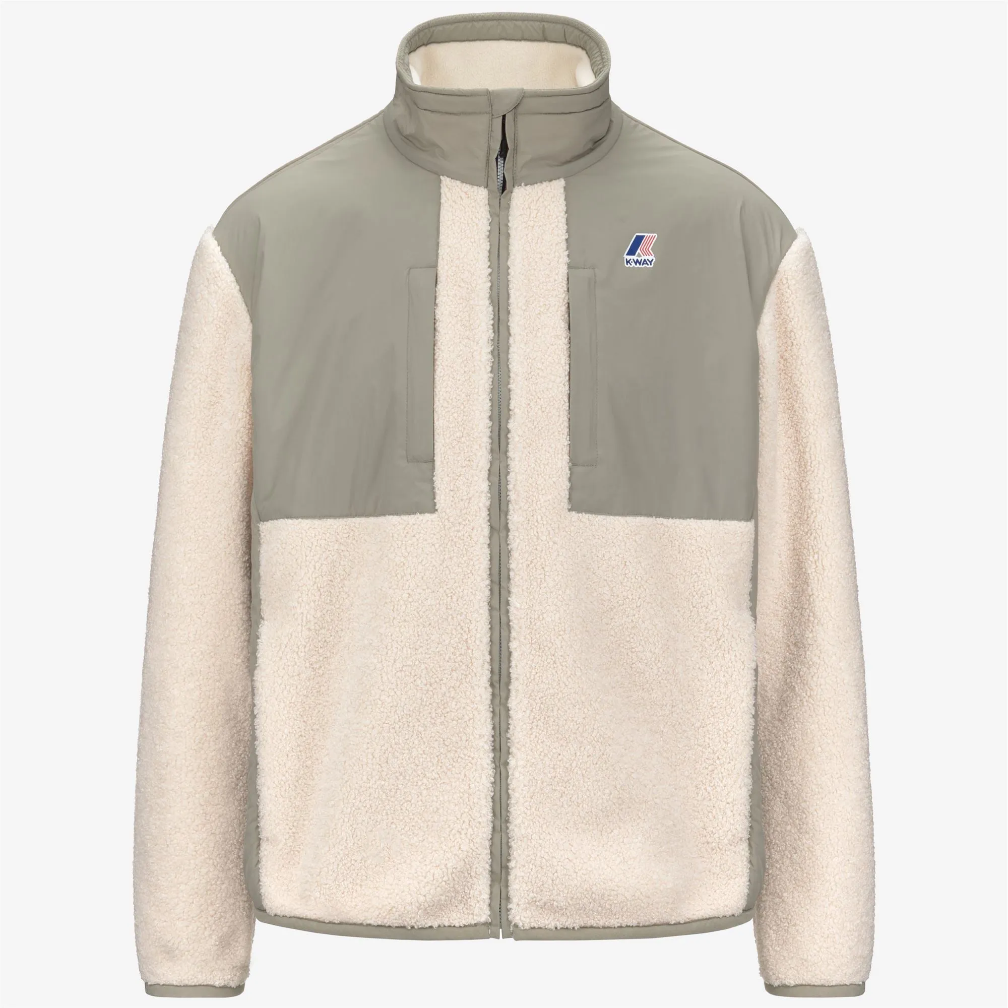 SIXTE 4.0 ORSETTO - Fleece - Jacket - UNISEX - Green Oak-Ecru sold by K-Way