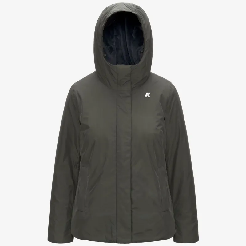 LIL SOFT TOUCH MARMOTTA - Jackets - Short - Woman - Green B-Blue A sold by K-Way