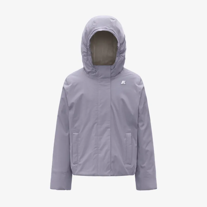 P. LILY SOFT TOUCH MARMOTTA - Jackets - Short - GIRL - Violet Lavender-Grey Goat sold by K-Way