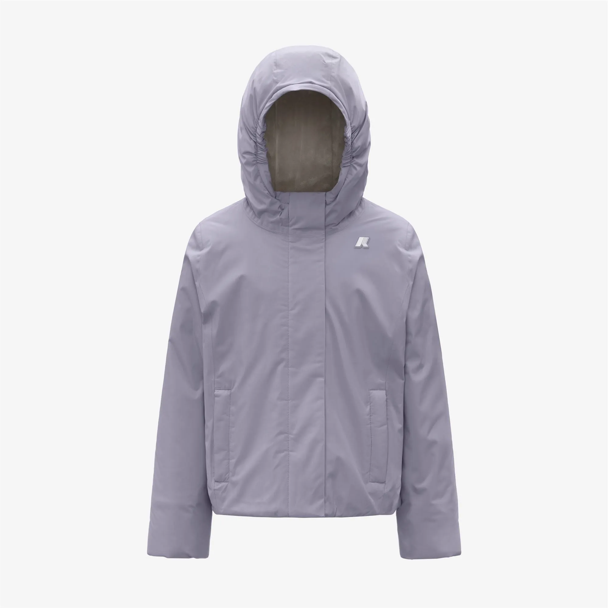 P. LILY SOFT TOUCH MARMOTTA - Jackets - Short - Girl - Violet Lavender-Grey Goat sold by K-Way