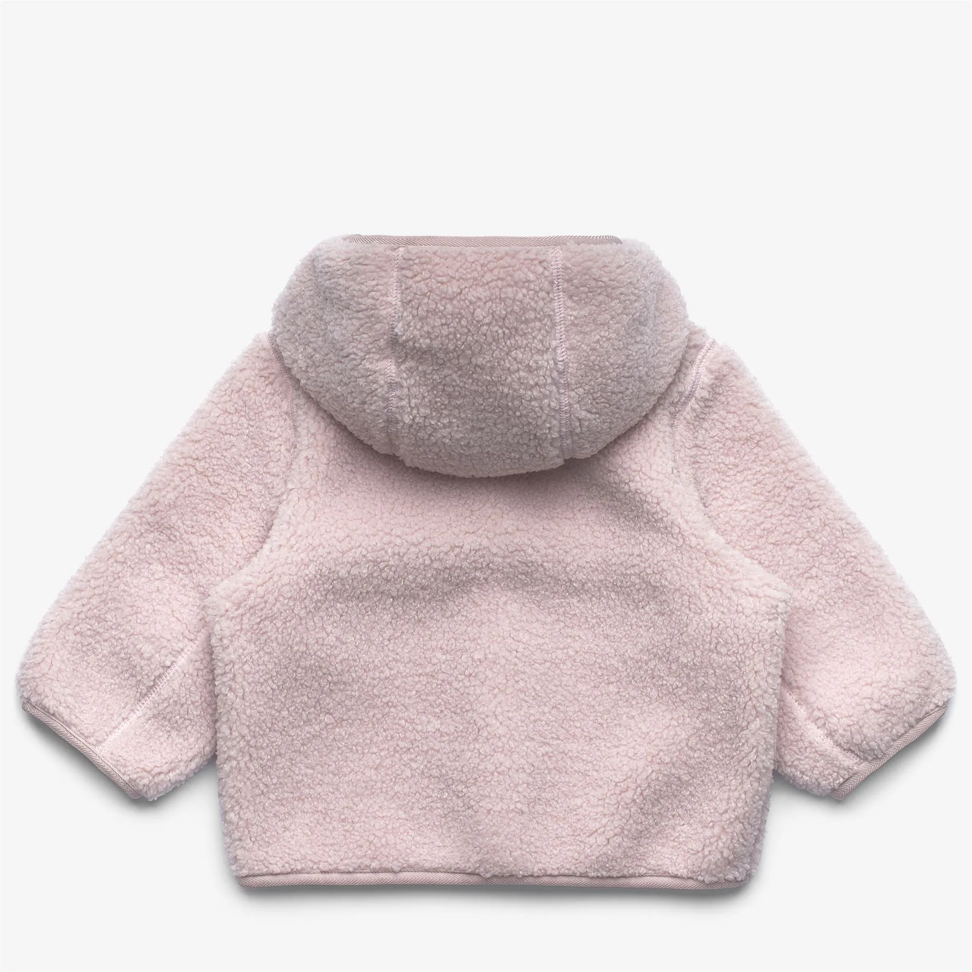 E. JANNE POLAR - Fleece - Hoodie Full Zip - Kid unisex - Rose Hushed-Rose Hushed-Rose Hushed sold by K-Way product image thumbnail 2