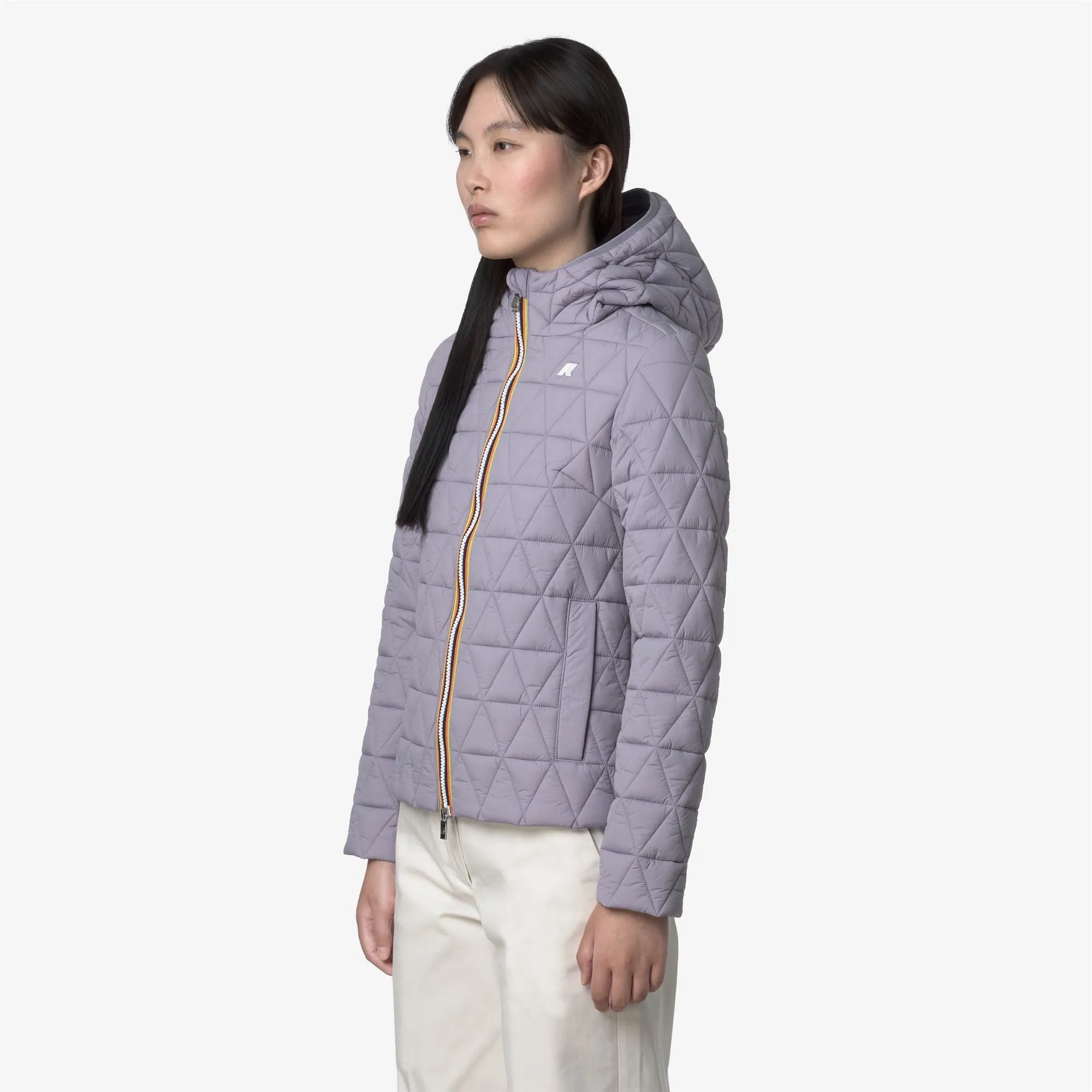 LIL DIAMOND QUILTED WARM - Jackets - Short - WOMAN - Violet Lavender sold by K-Way product image thumbnail 4